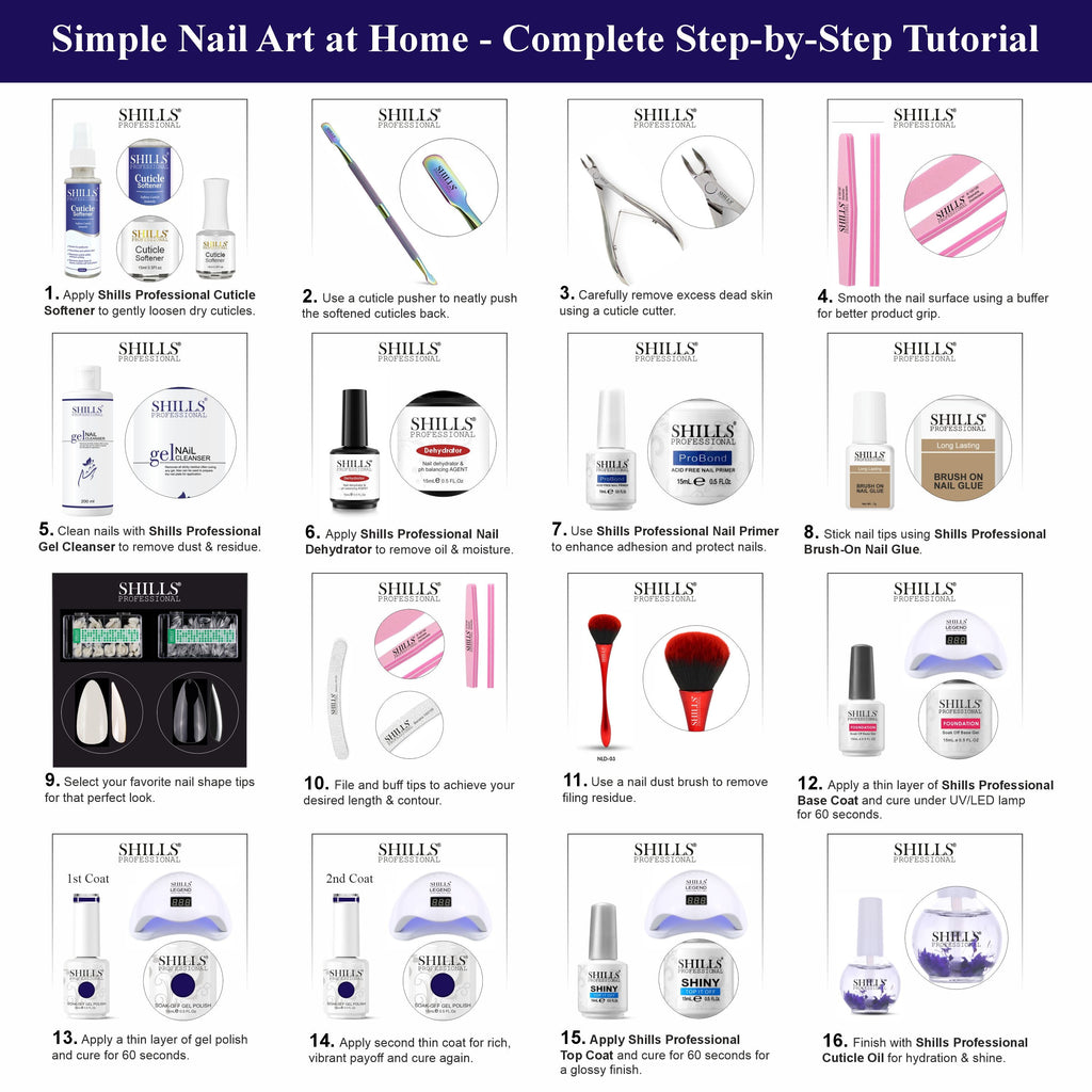 SHILLS PROFESSIONAL UV/LED Gel Nail Polish 15ml