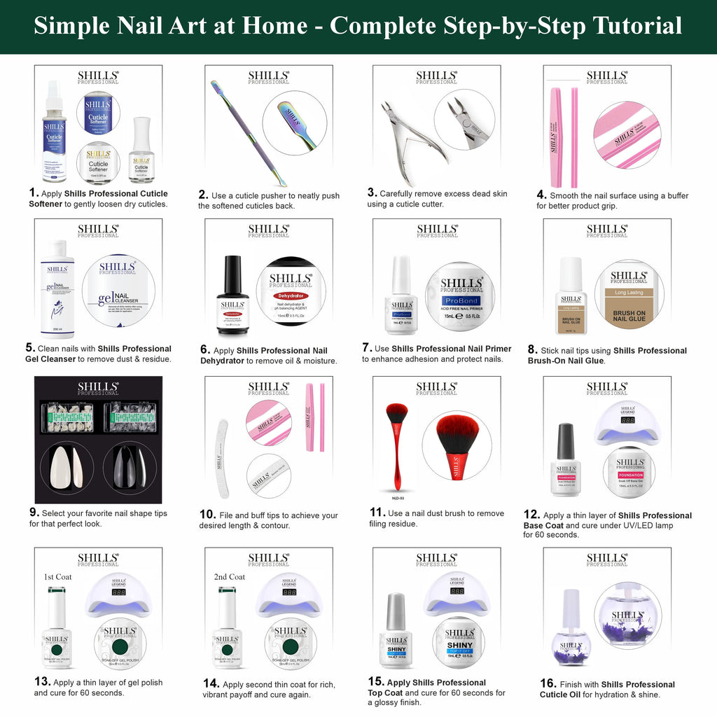 SHILLS PROFESSIONAL UV/LED Gel Nail Polish 15ml