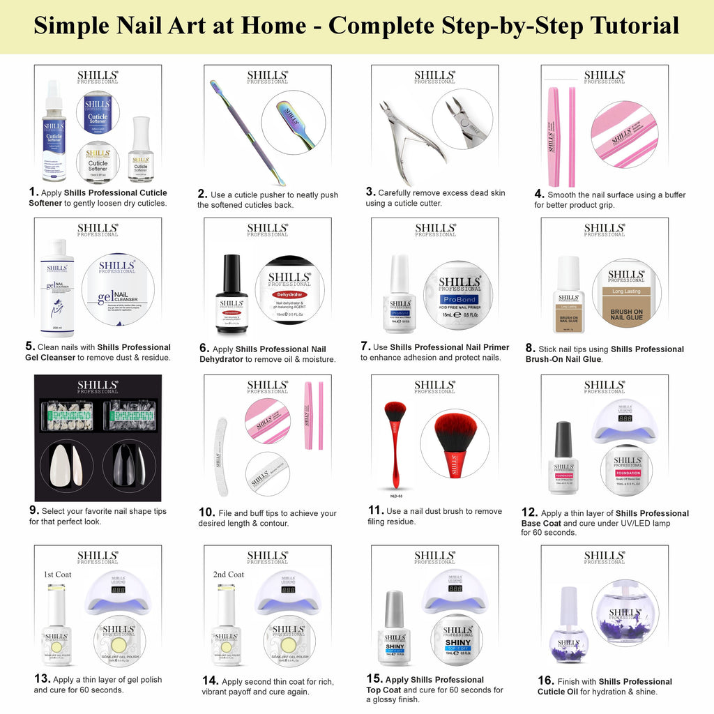 SHILLS PROFESSIONAL UV/LED Gel Nail Polish 15ml