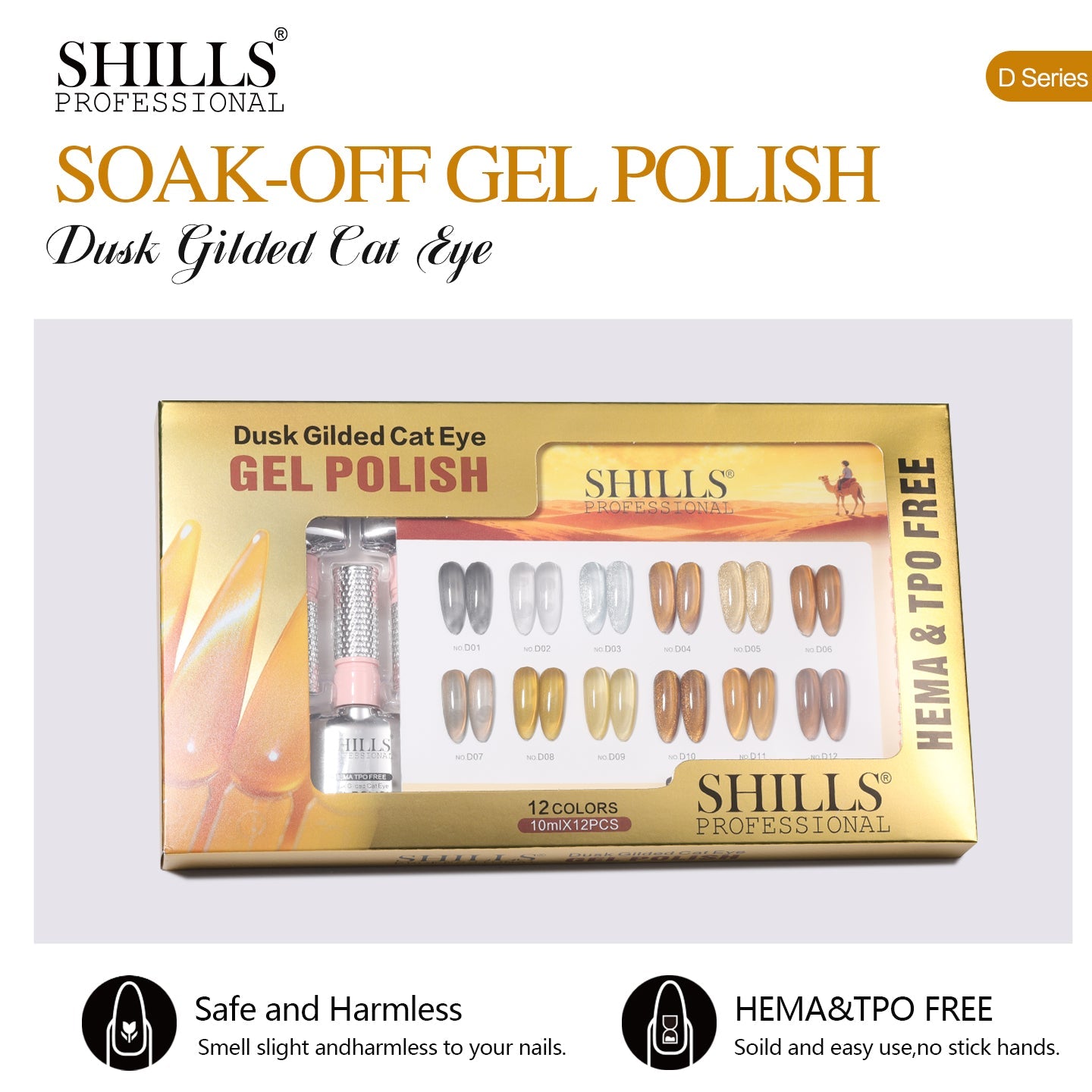 DUSK GLIDED CAT EYE GEL POLISH SET
