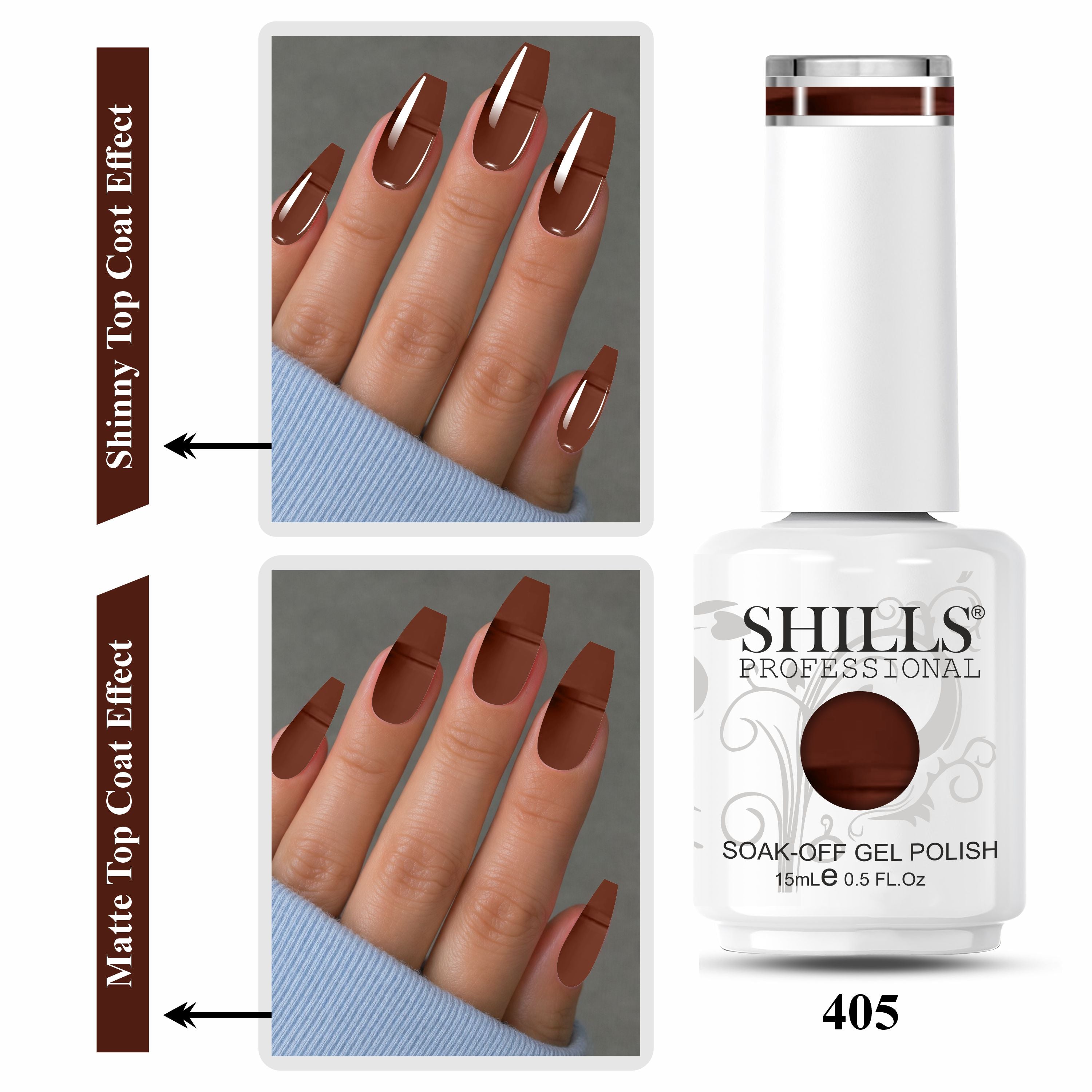 SHILLS PROFESSIONAL UV/LED Red Wine Gel Polish 15ml