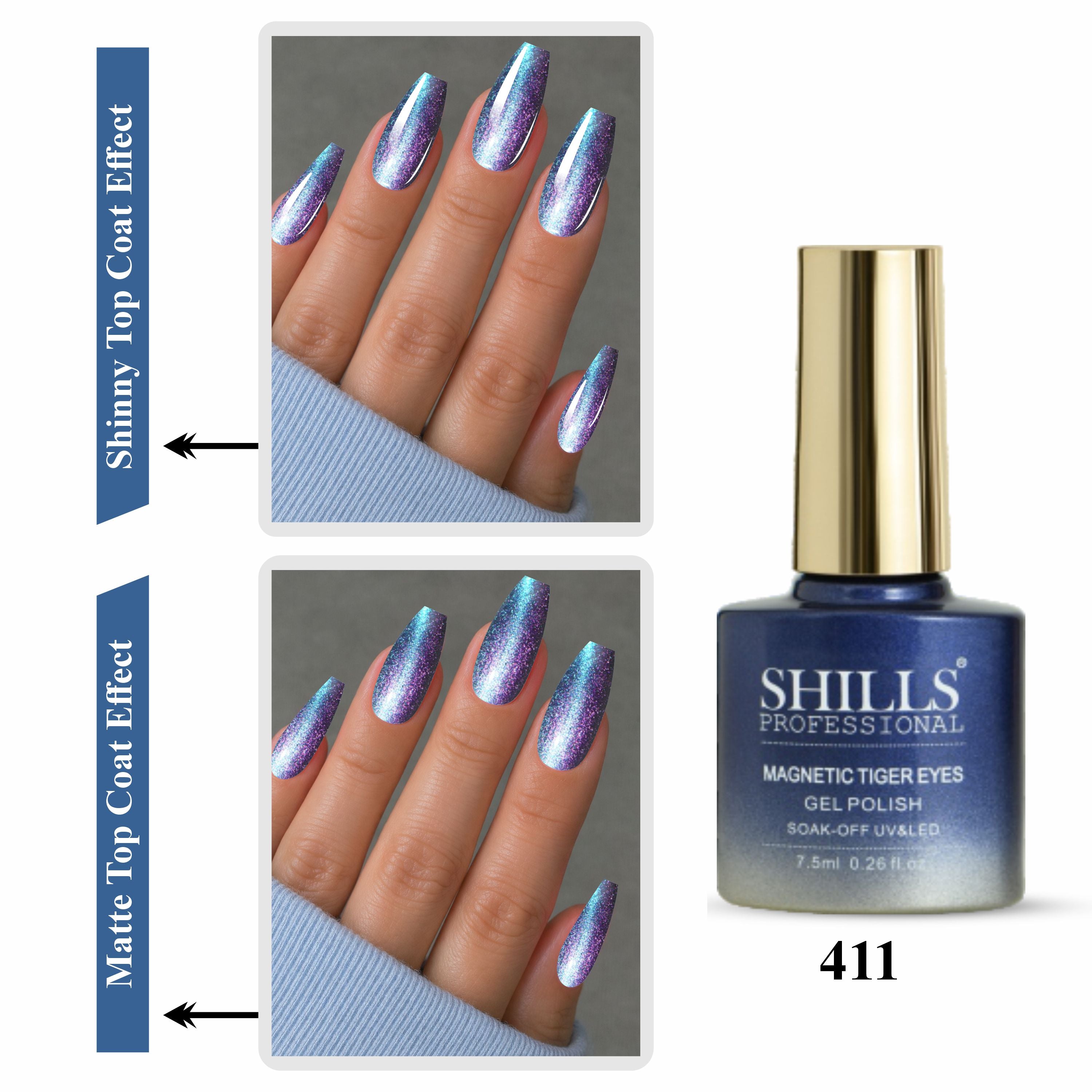 Magnetic Tiger Cat Eye Gel Polish 7.5ml