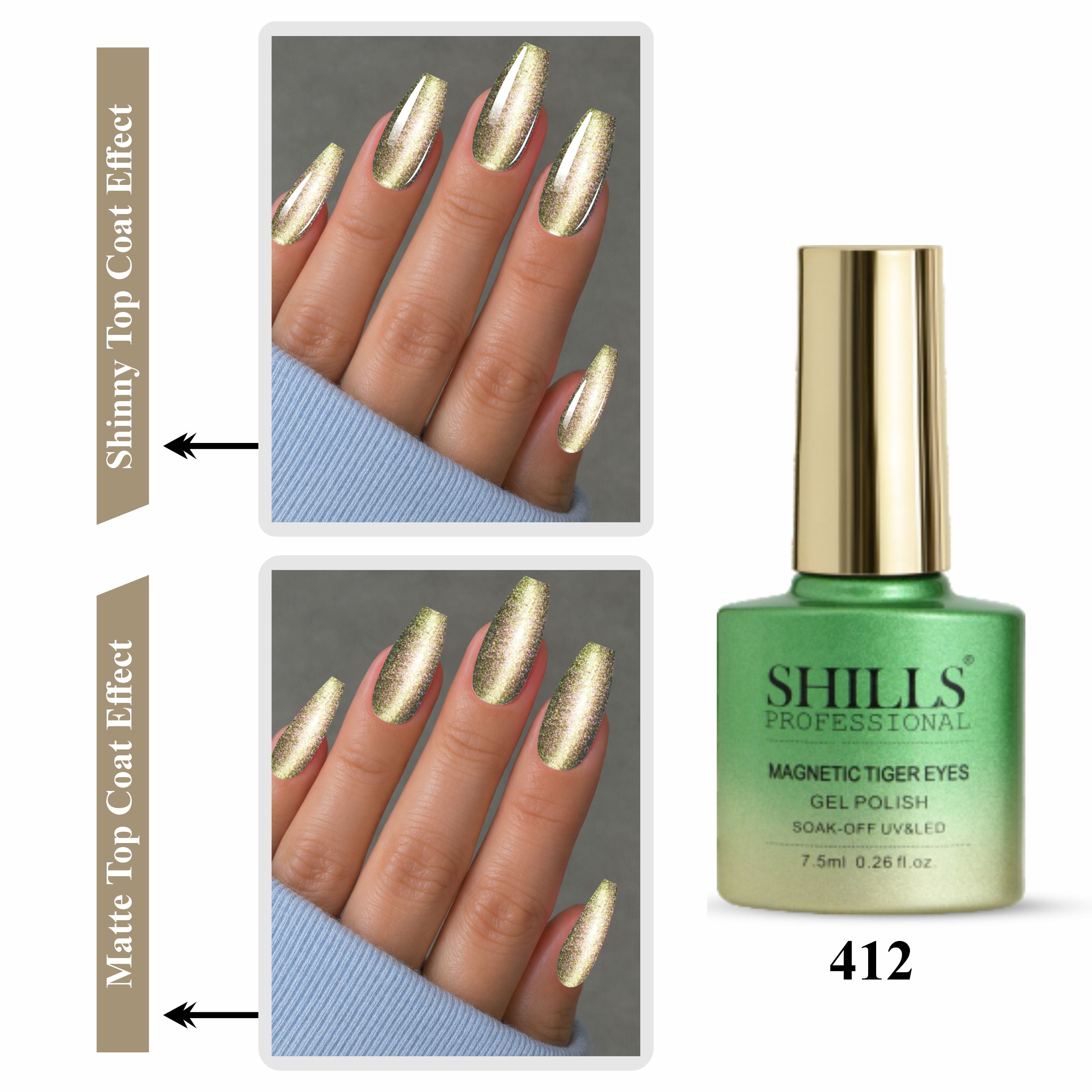 Magnetic Tiger Cat Eye Gel Polish 7.5ml