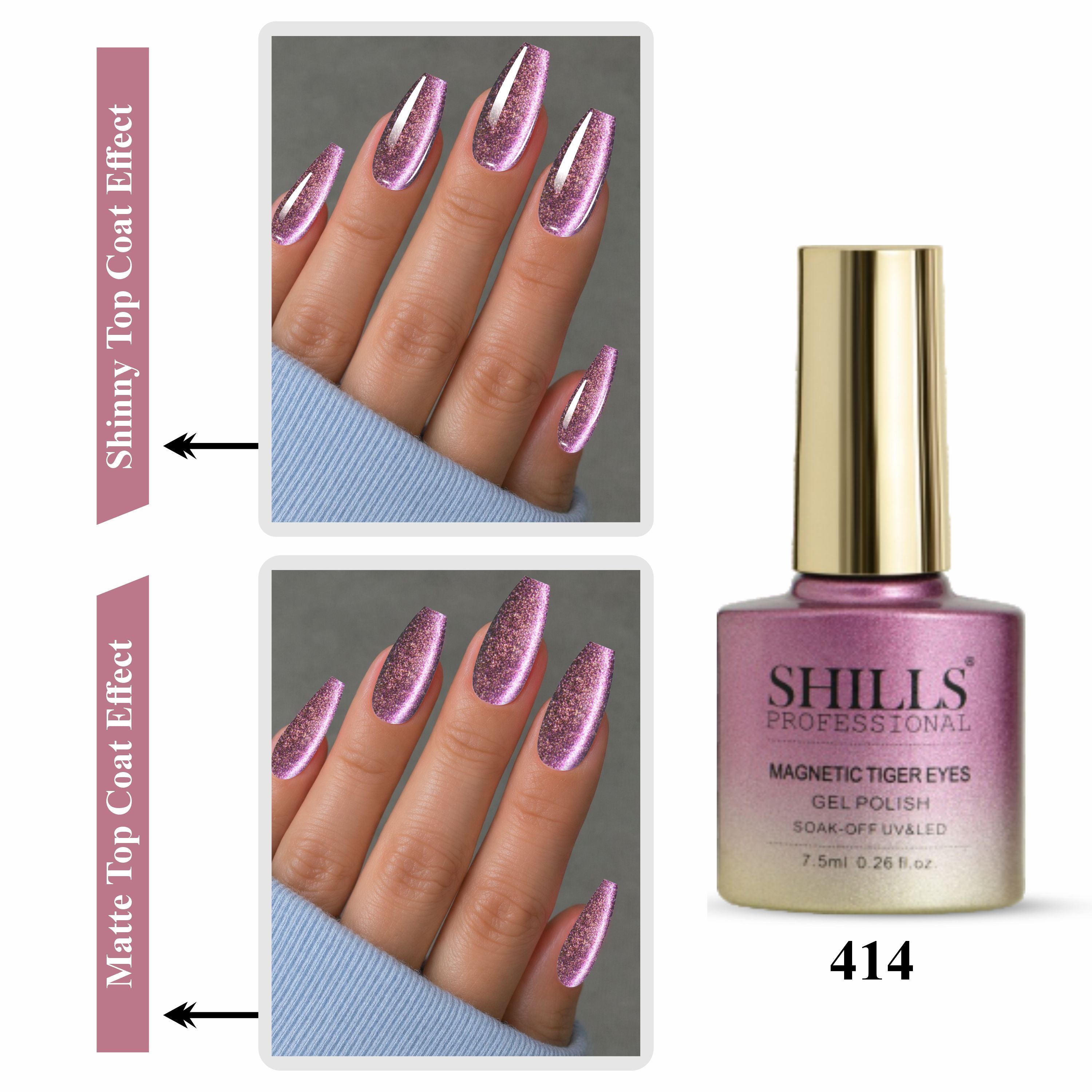 Magnetic Tiger Cat Eye Gel Polish 7.5ml