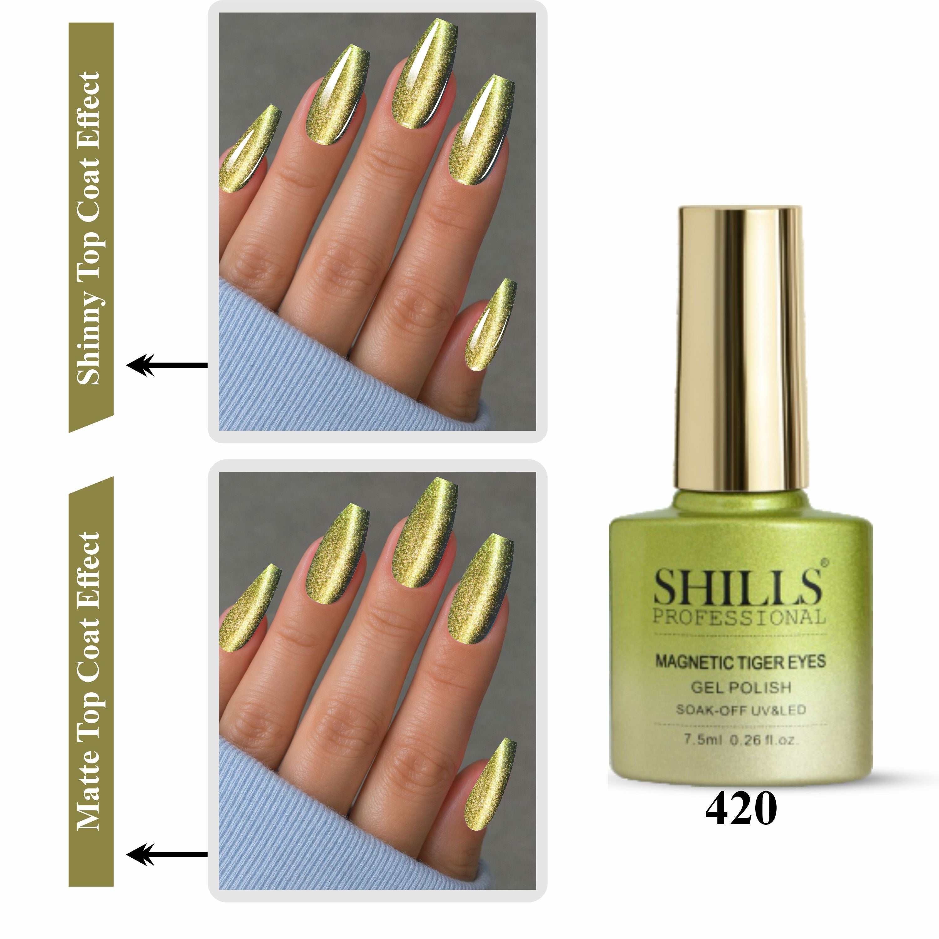 Magnetic Tiger Cat Eye Gel Polish 7.5ml