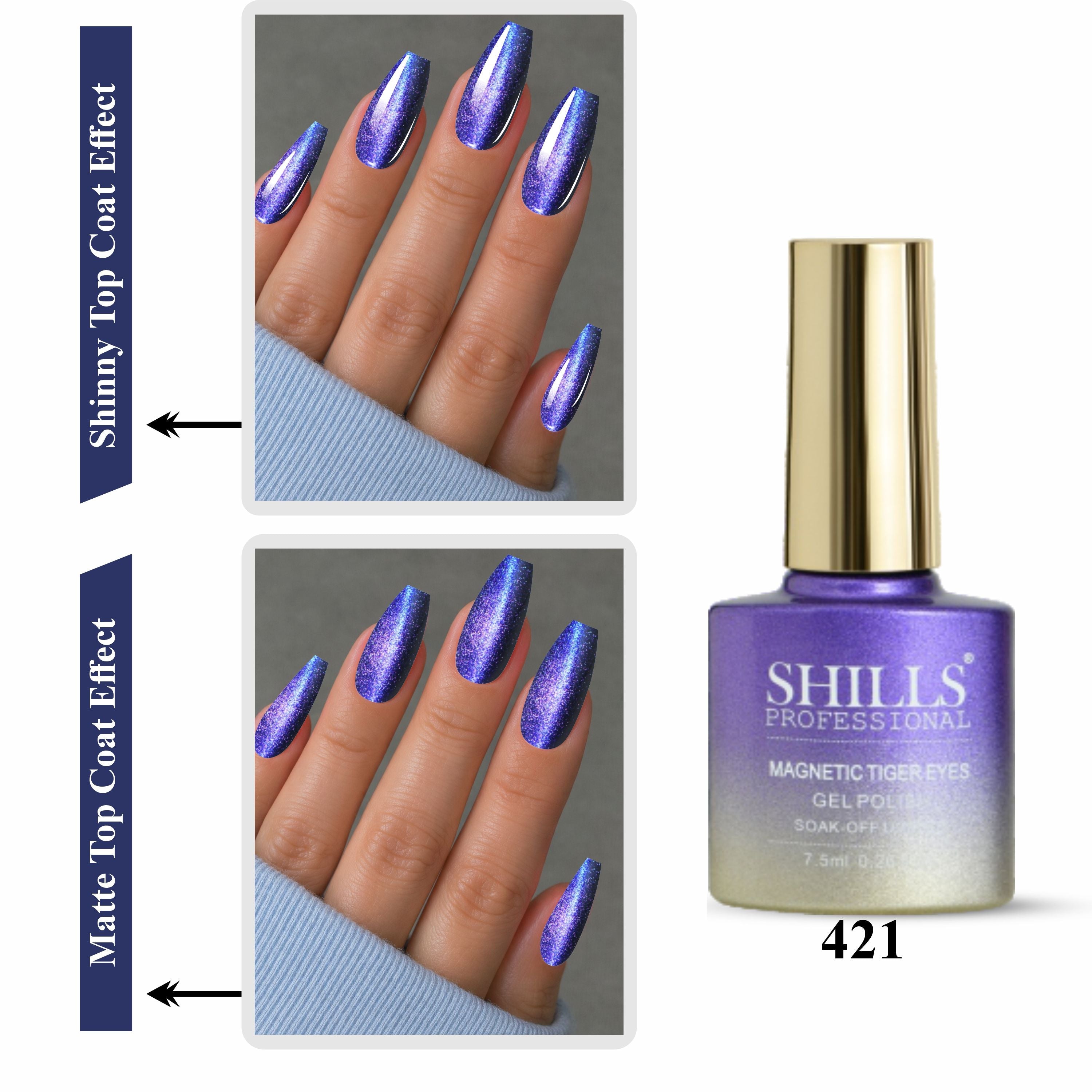 Magnetic Tiger Cat Eye Gel Polish 7.5ml