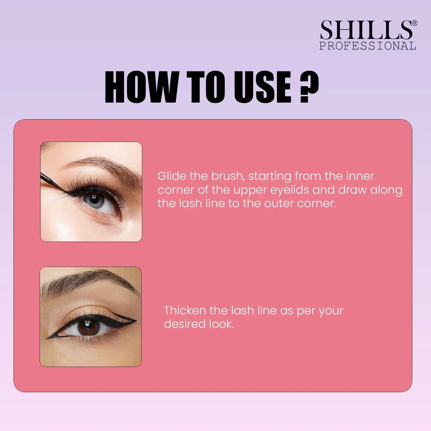 Versatile 3D Liquid Eyeliner