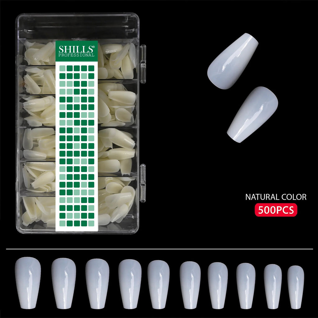 Soft Gel Matte T-Shape Tips-PT19-NATURAL