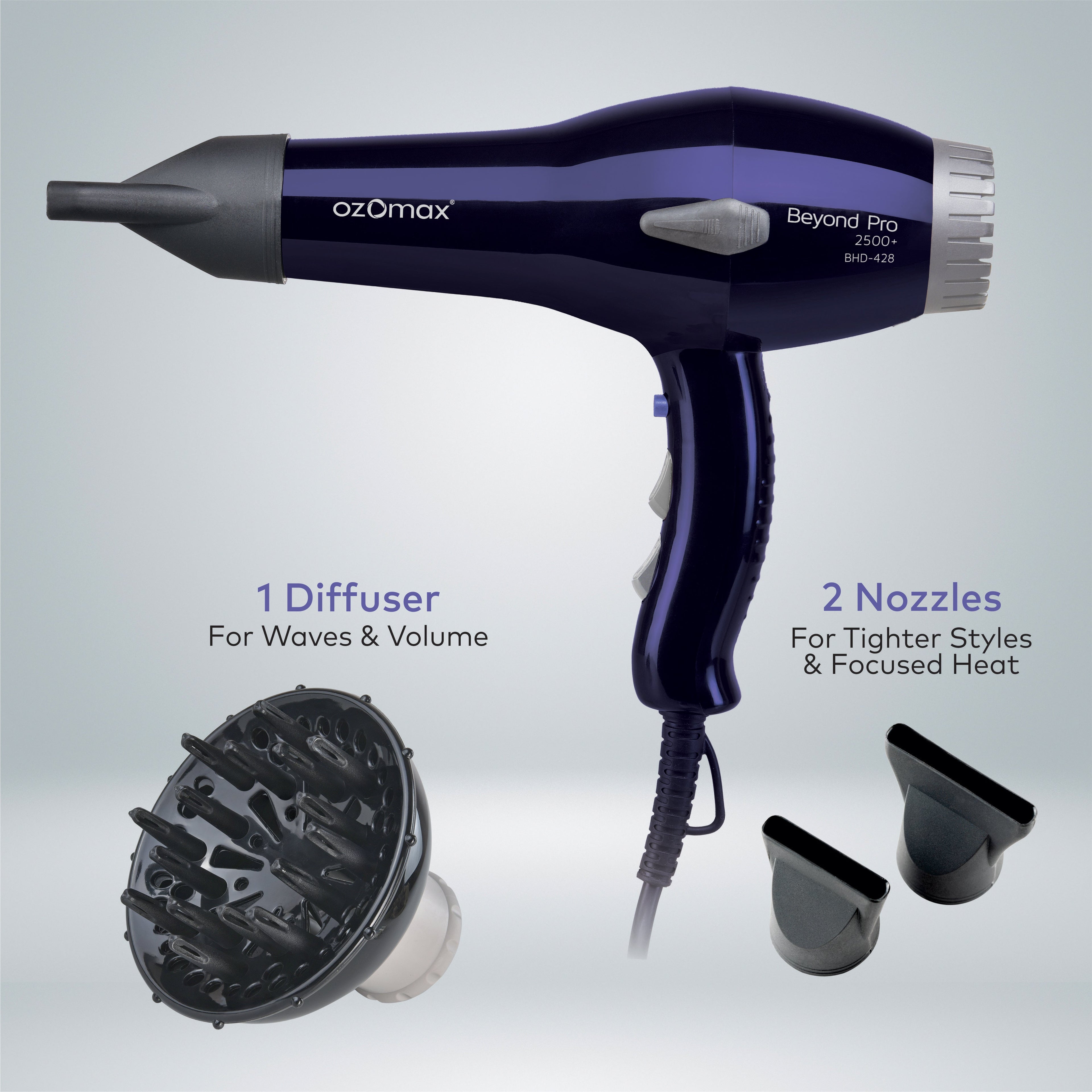 Beyond Pro Hair Dryer 2500+ with Diffuser