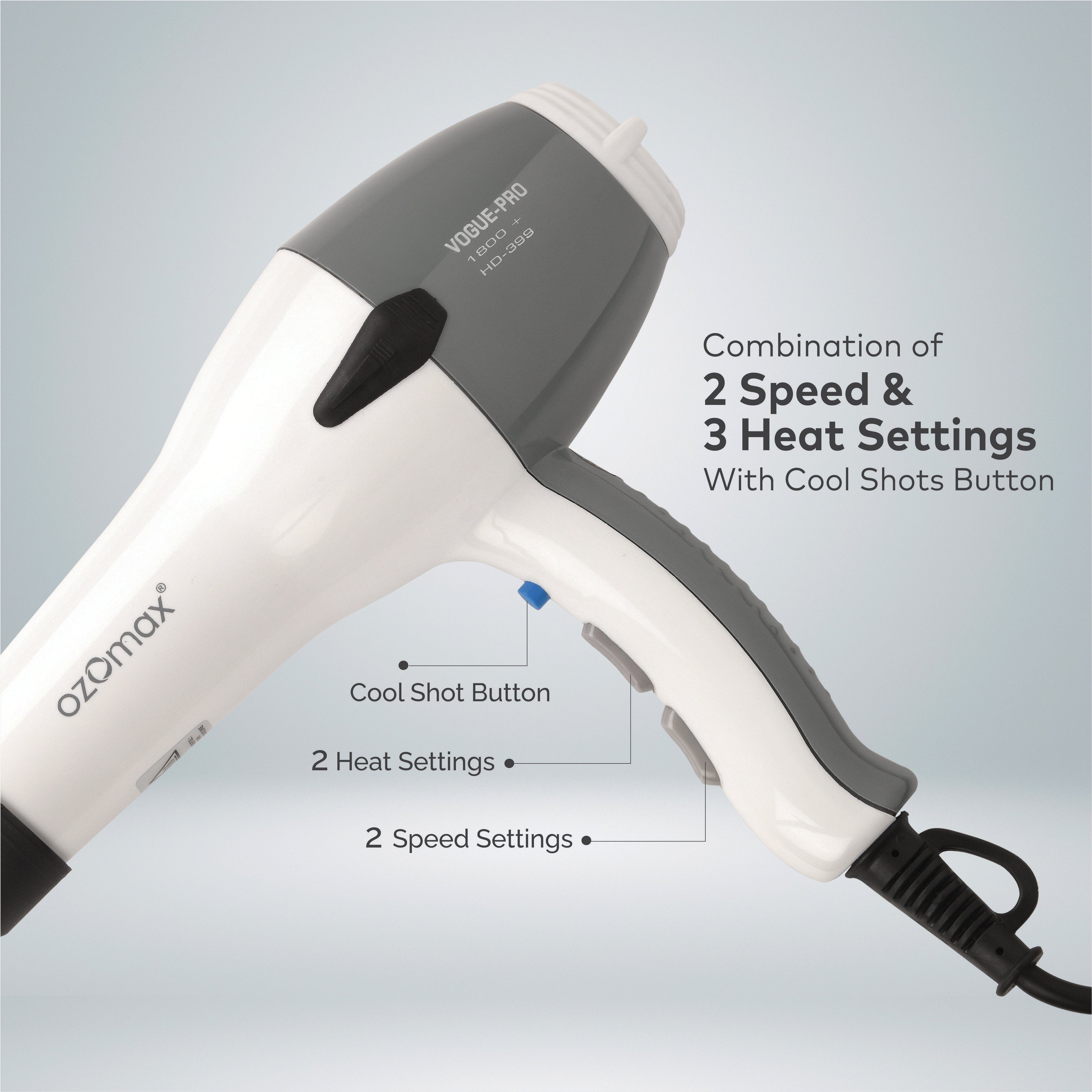 Vogue Pro Salon Hair Dryer 1800+