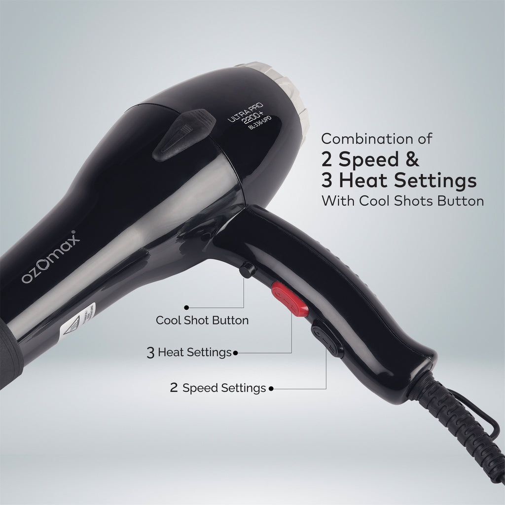 ULTRA PRO HAIR DRYER 2200+ Watt with Diffuser