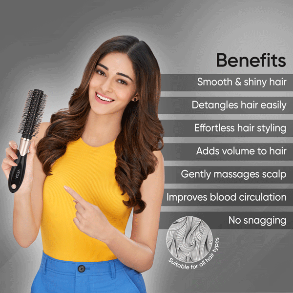 Vega Round Hair Brush - E34-RB