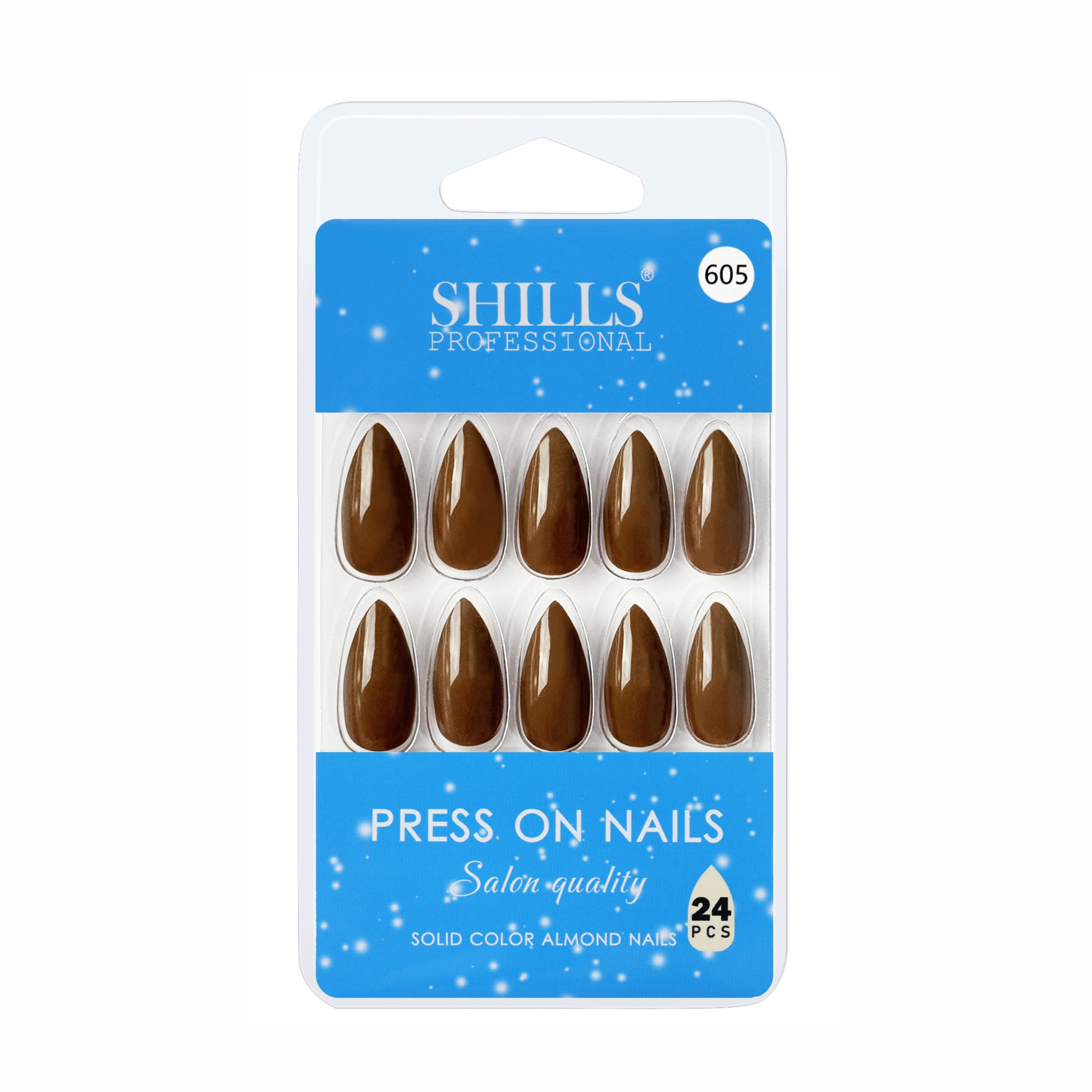 Glossy Solid Color Nails Sharp Almond(SPN605-SPN656)