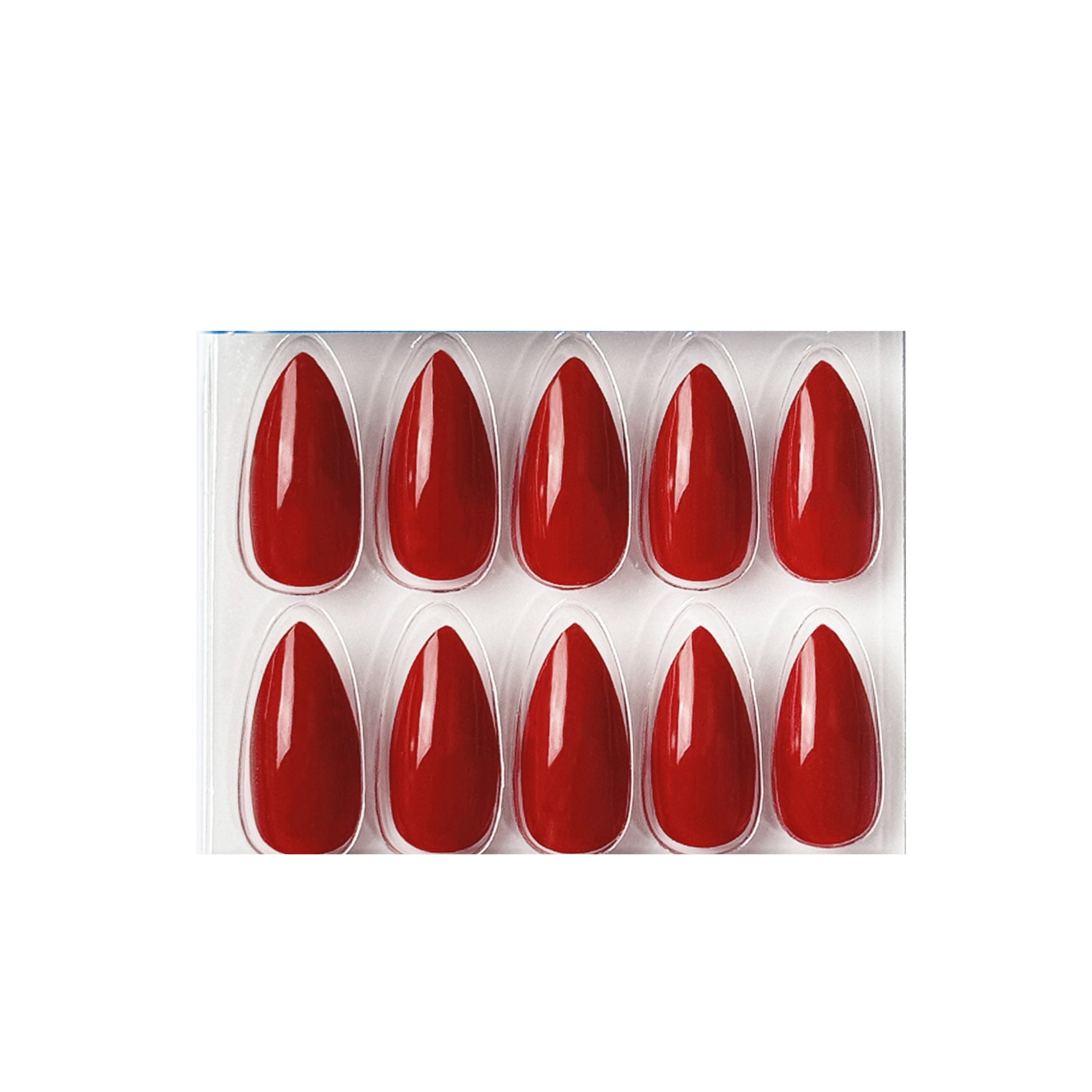 Glossy Solid Color Nails Sharp Almond(SPN605-SPN656)