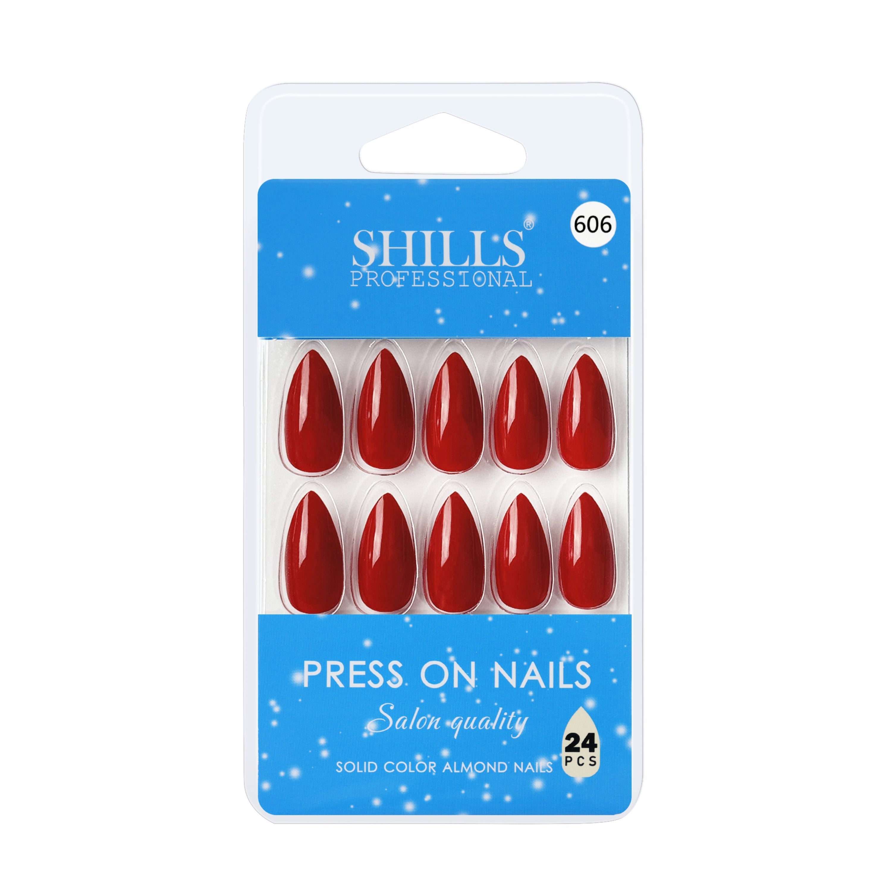 Glossy Solid Color Nails Sharp Almond(SPN605-SPN656)
