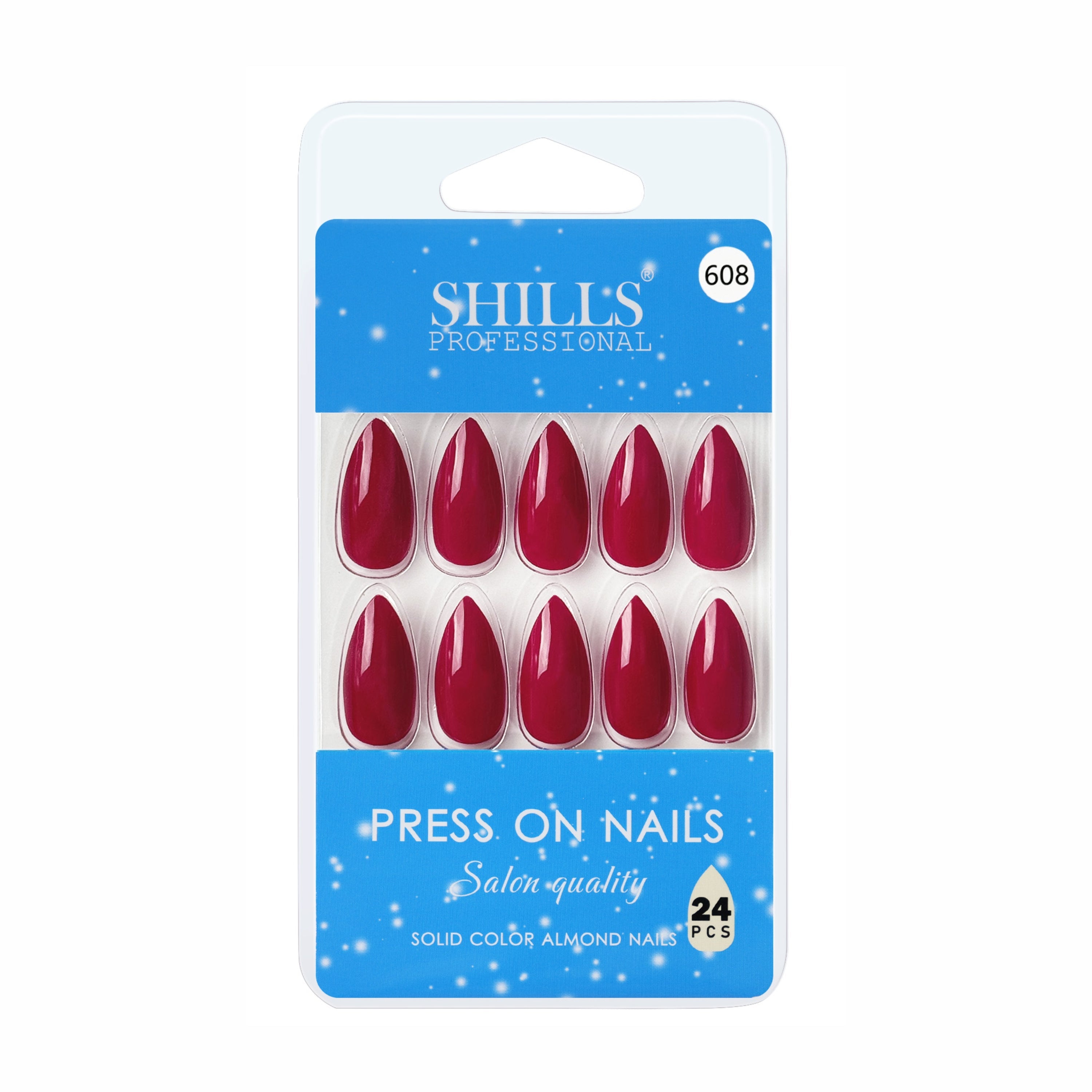 Glossy Solid Color Nails Sharp Almond(SPN605-SPN656)