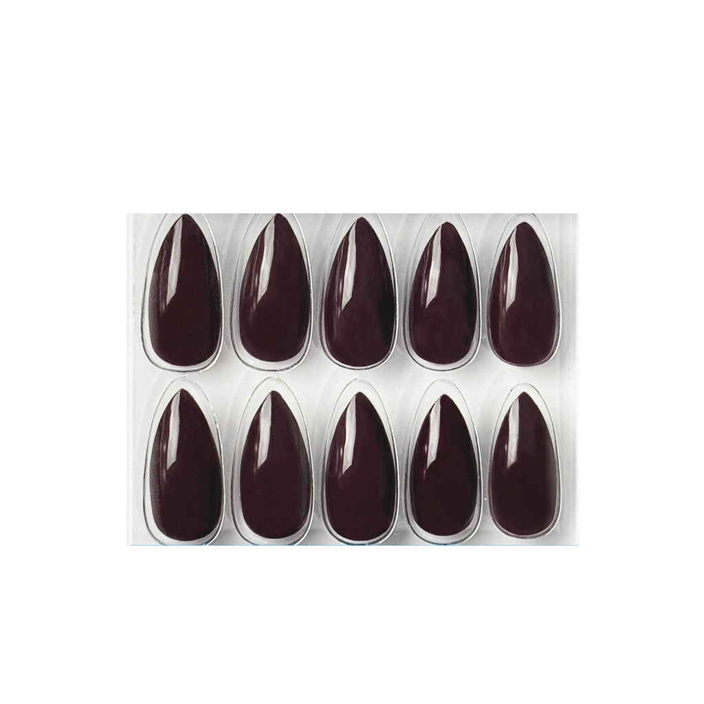 Glossy Solid Color Nails Sharp Almond(SPN605-SPN656)