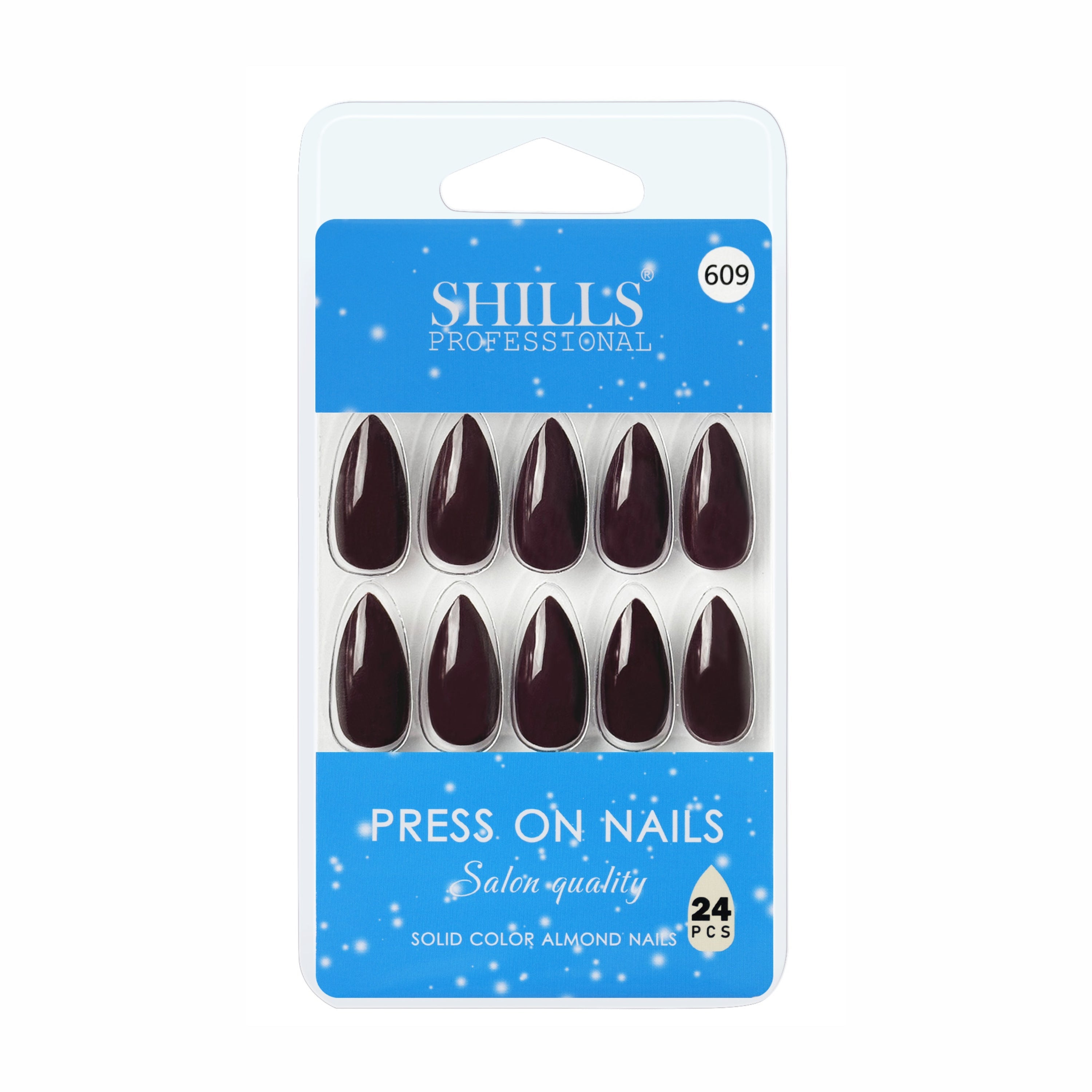 Glossy Solid Color Nails Sharp Almond(SPN605-SPN656)