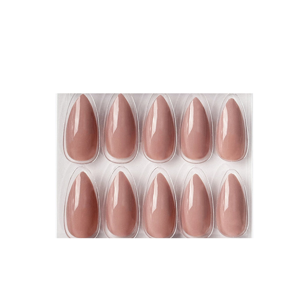 Glossy Solid Color Nails Sharp Almond(SPN605-SPN656)
