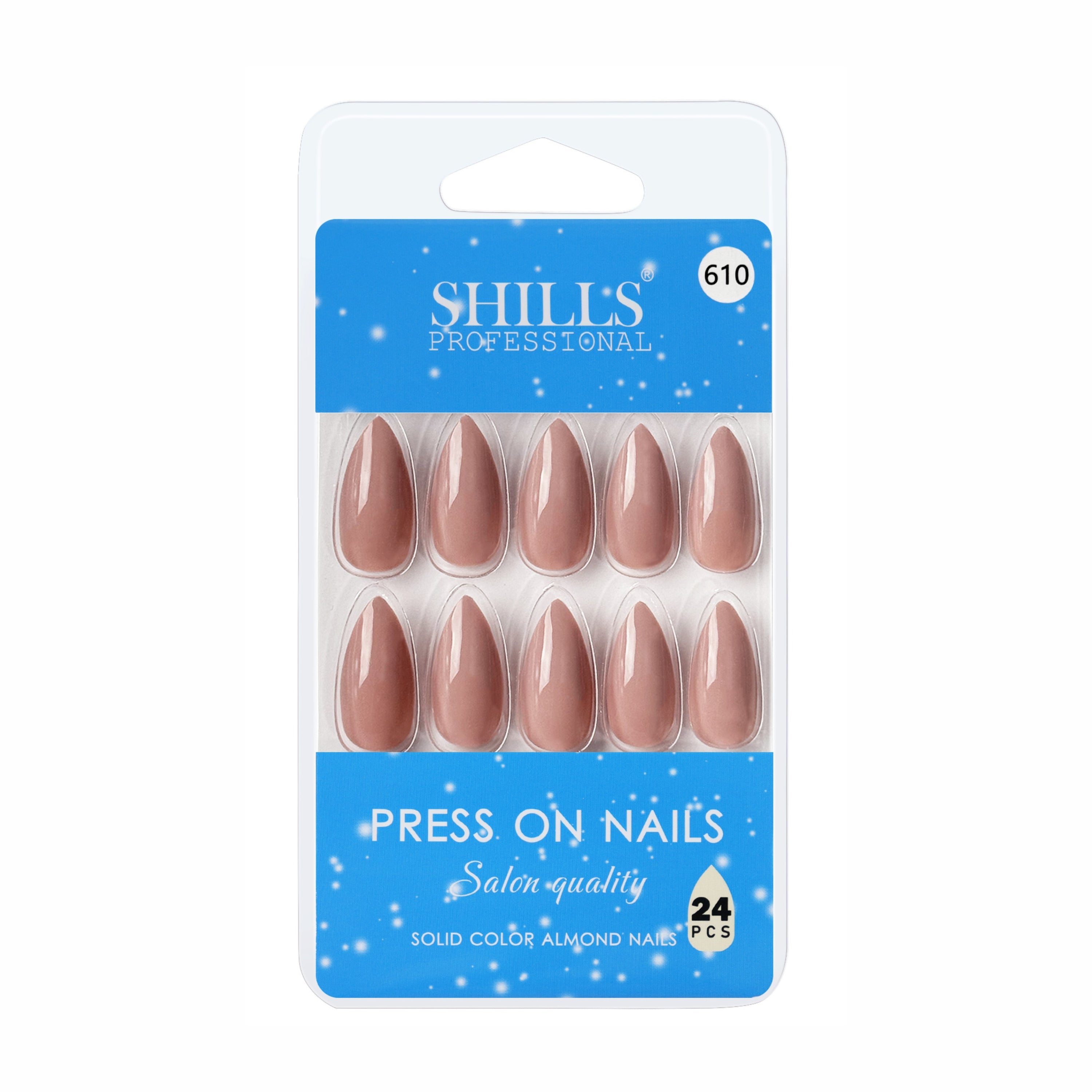 Glossy Solid Color Nails Sharp Almond(SPN605-SPN656)