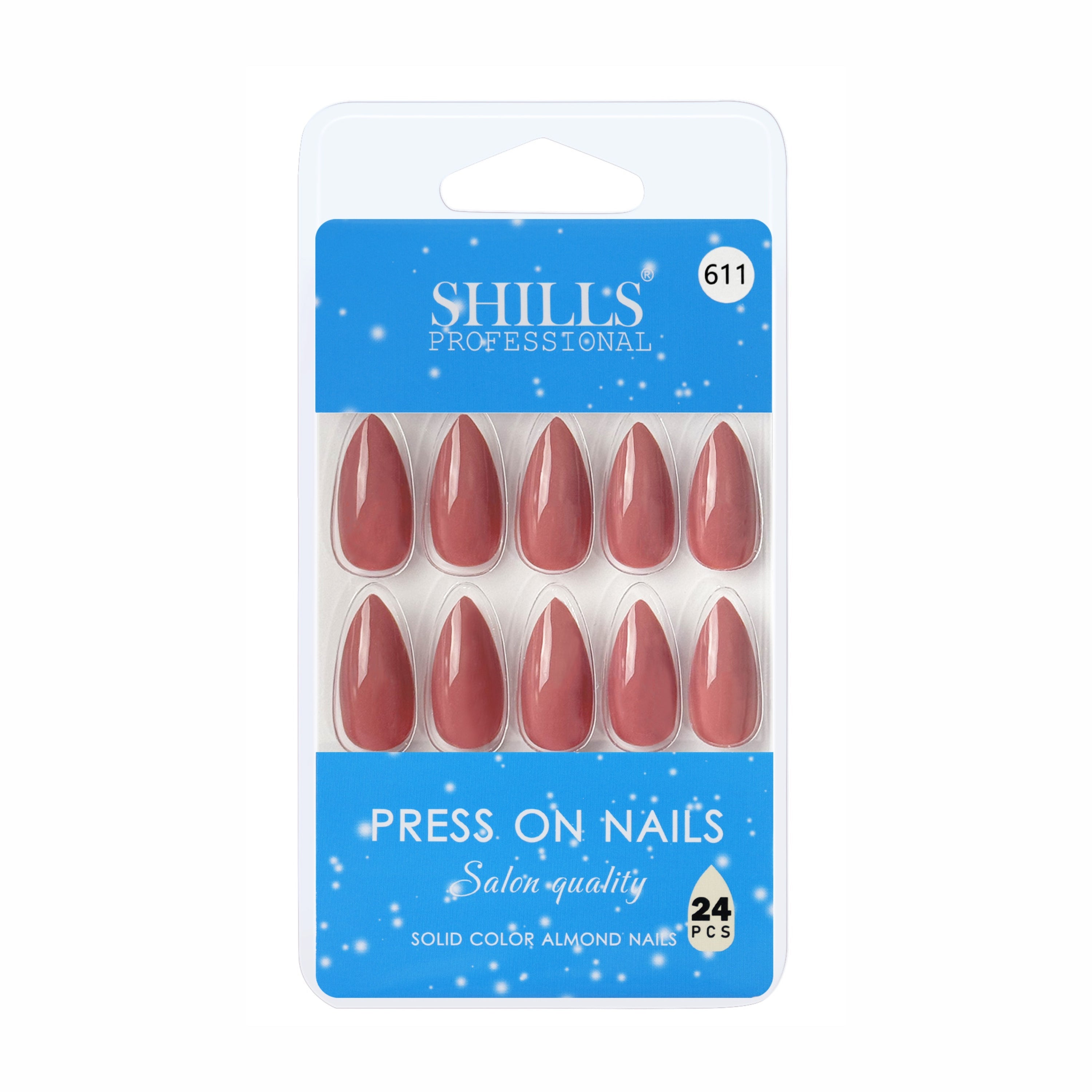 Glossy Solid Color Nails Sharp Almond(SPN605-SPN656)