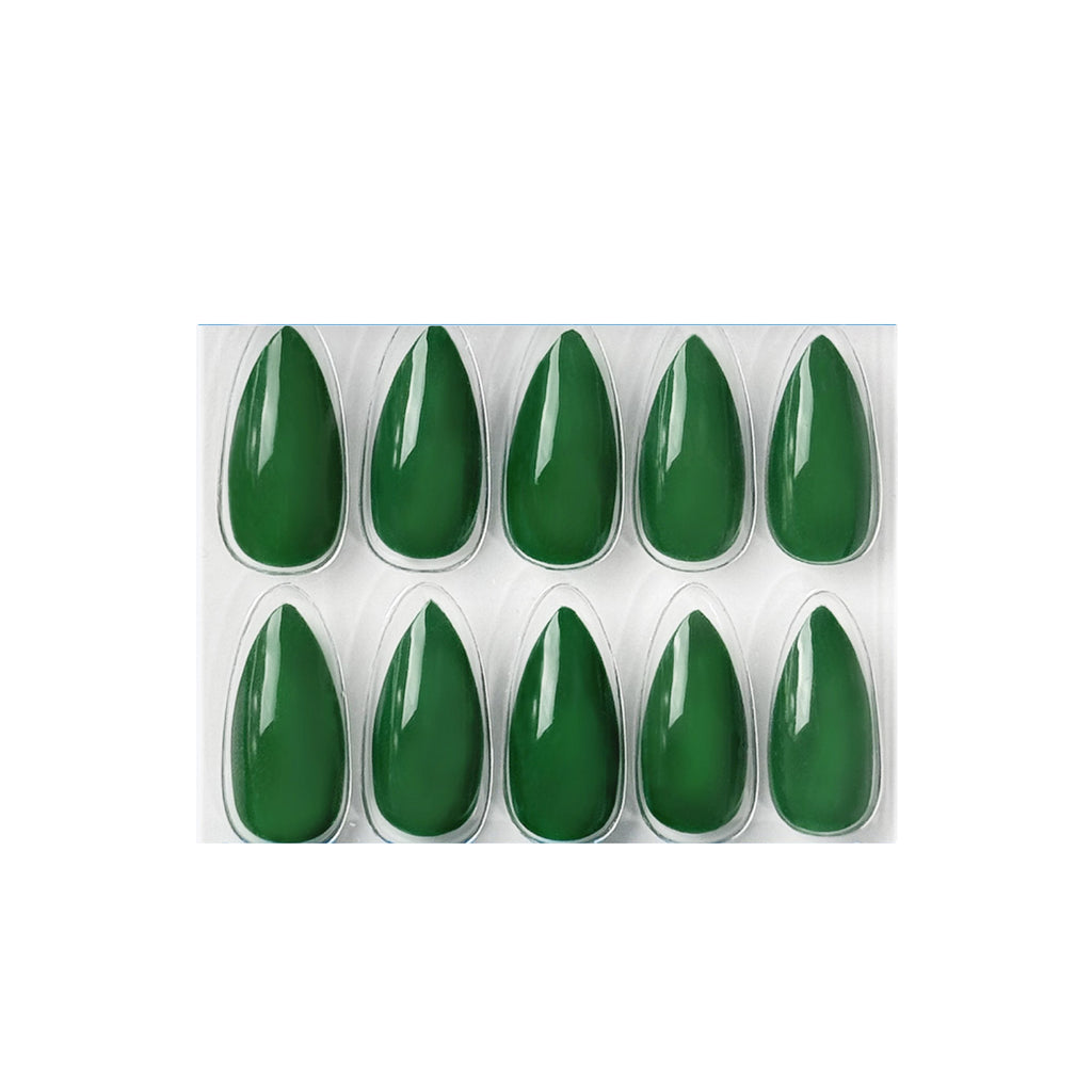 Glossy Solid Color Nails Sharp Almond(SPN605-SPN656)