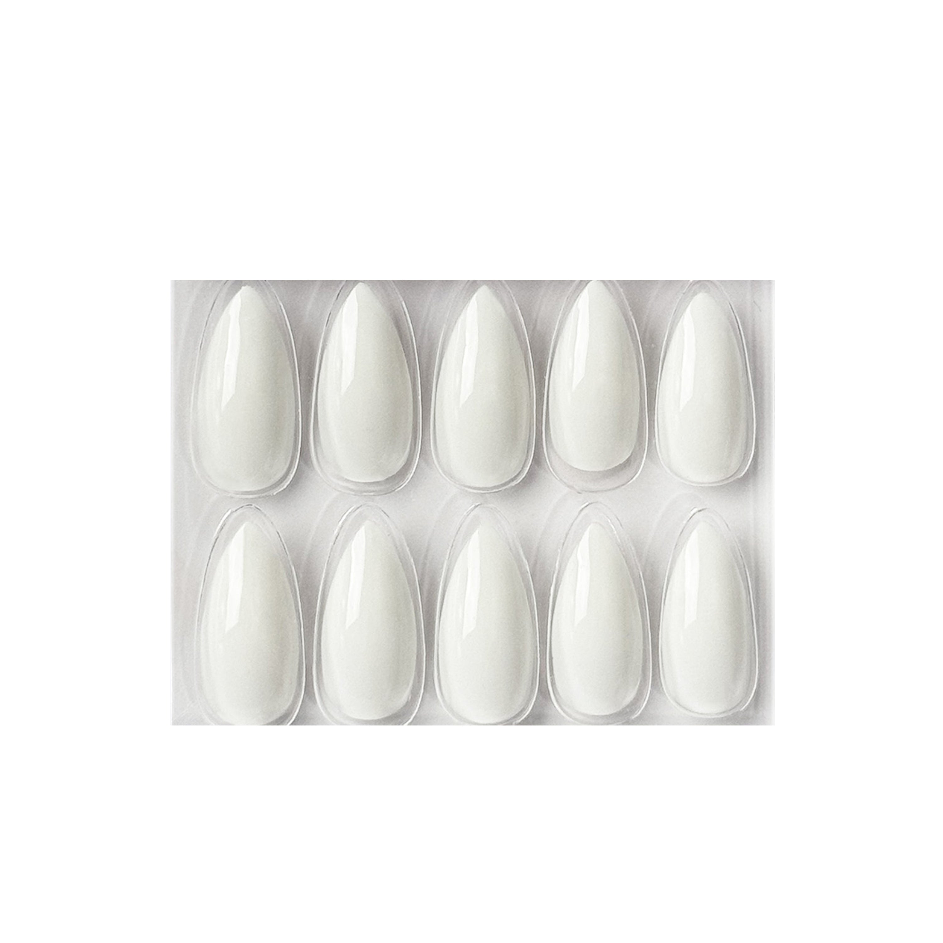 Glossy Solid Color Nails Sharp Almond(SPN605-SPN656)