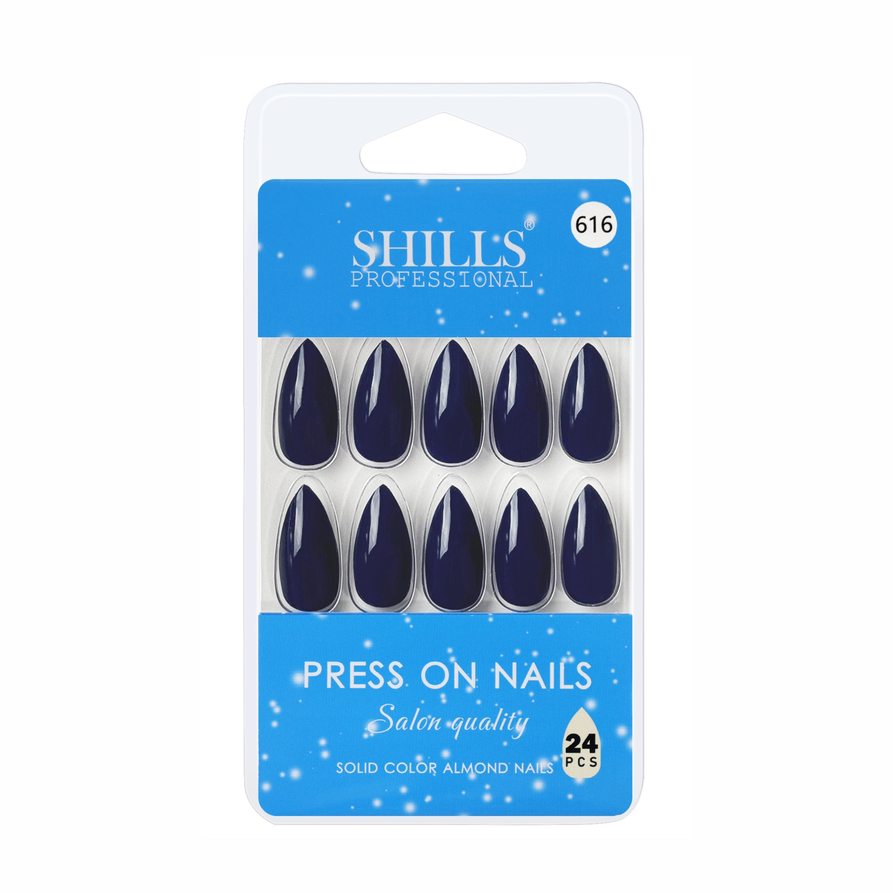Glossy Solid Color Nails Sharp Almond(SPN605-SPN656)