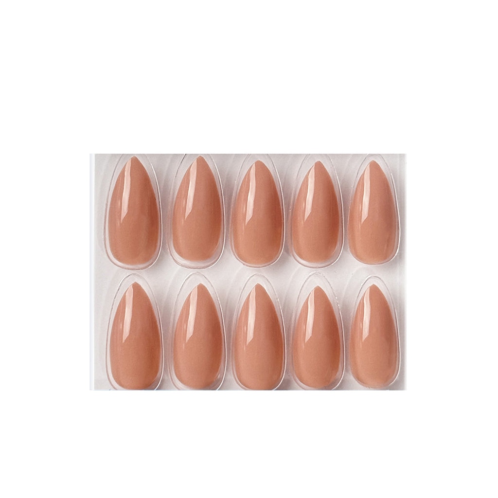 Glossy Solid Color Nails Sharp Almond(SPN605-SPN656)