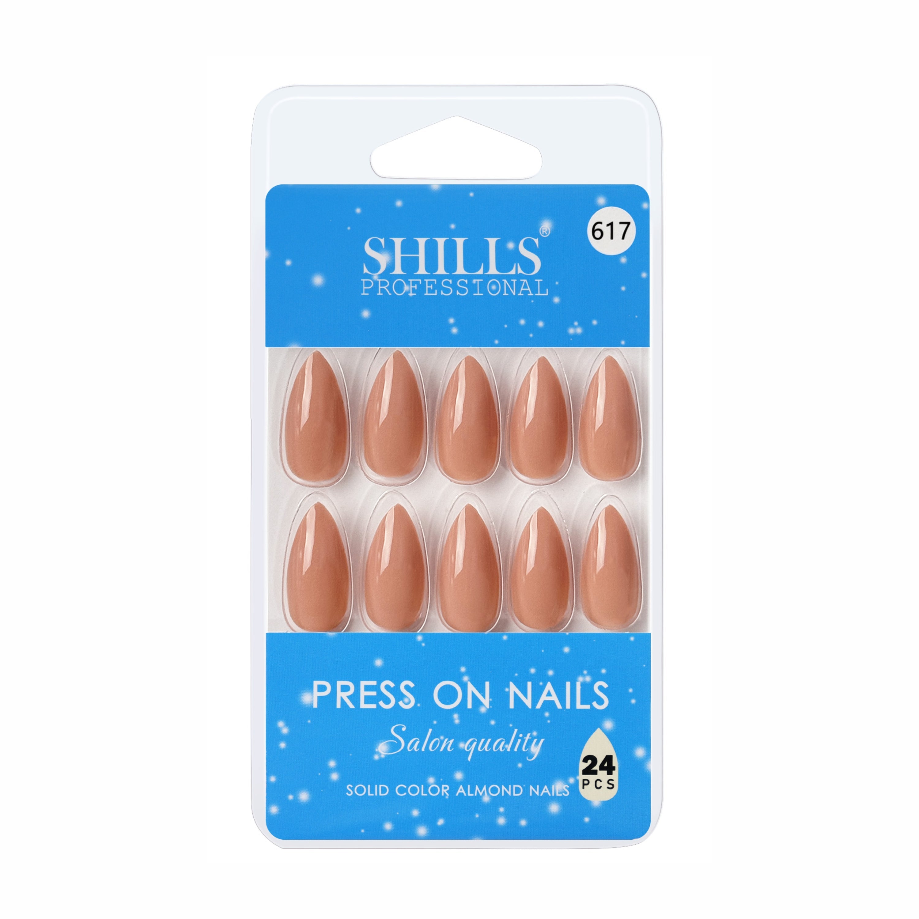 Glossy Solid Color Nails Sharp Almond(SPN605-SPN656)