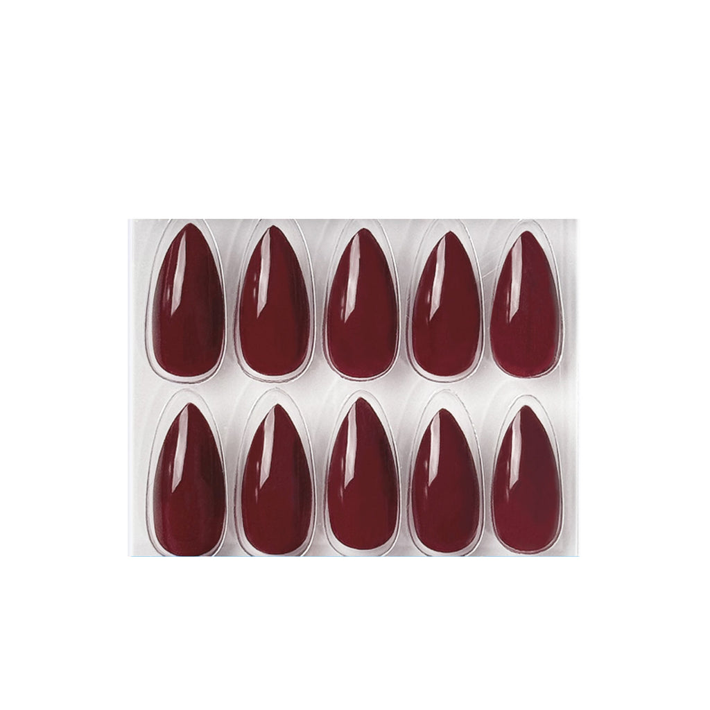 Glossy Solid Color Nails Sharp Almond(SPN605-SPN656)