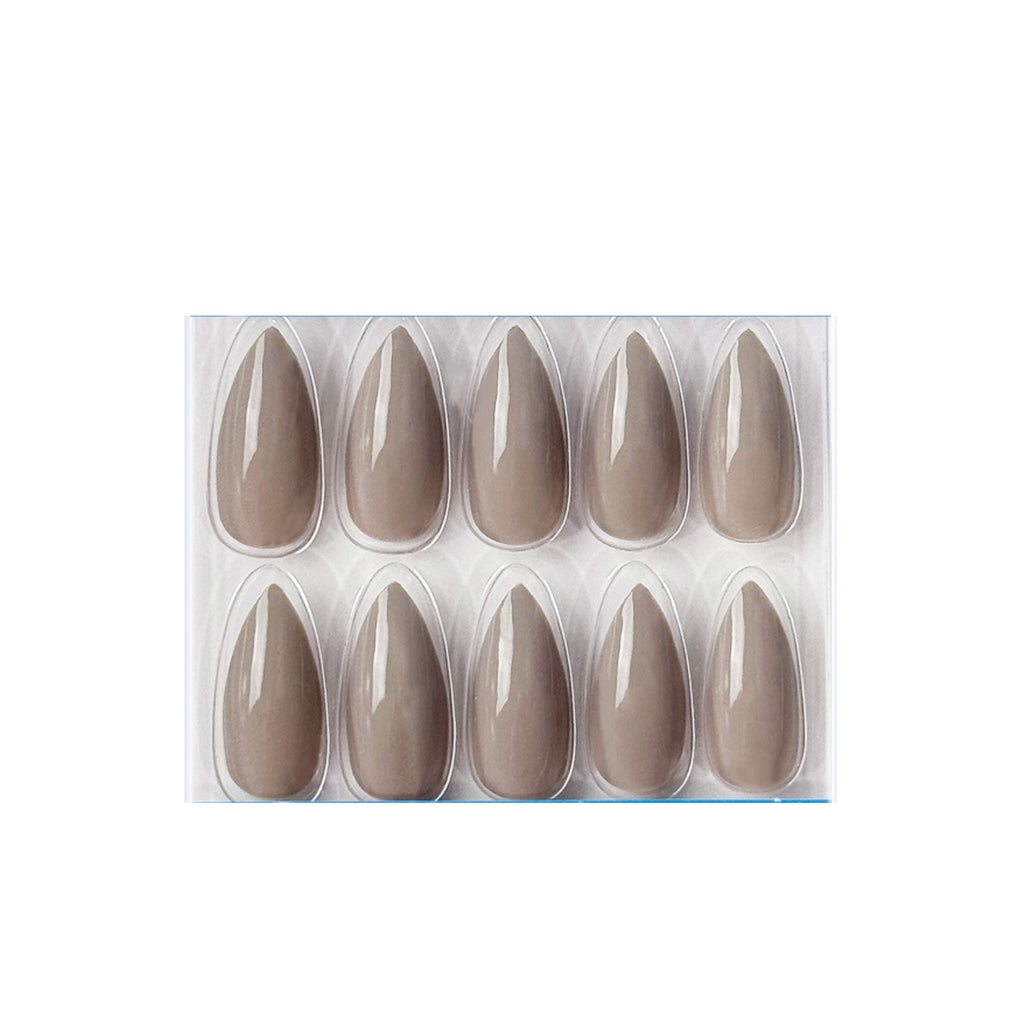 Glossy Solid Color Nails Sharp Almond(SPN605-SPN656)