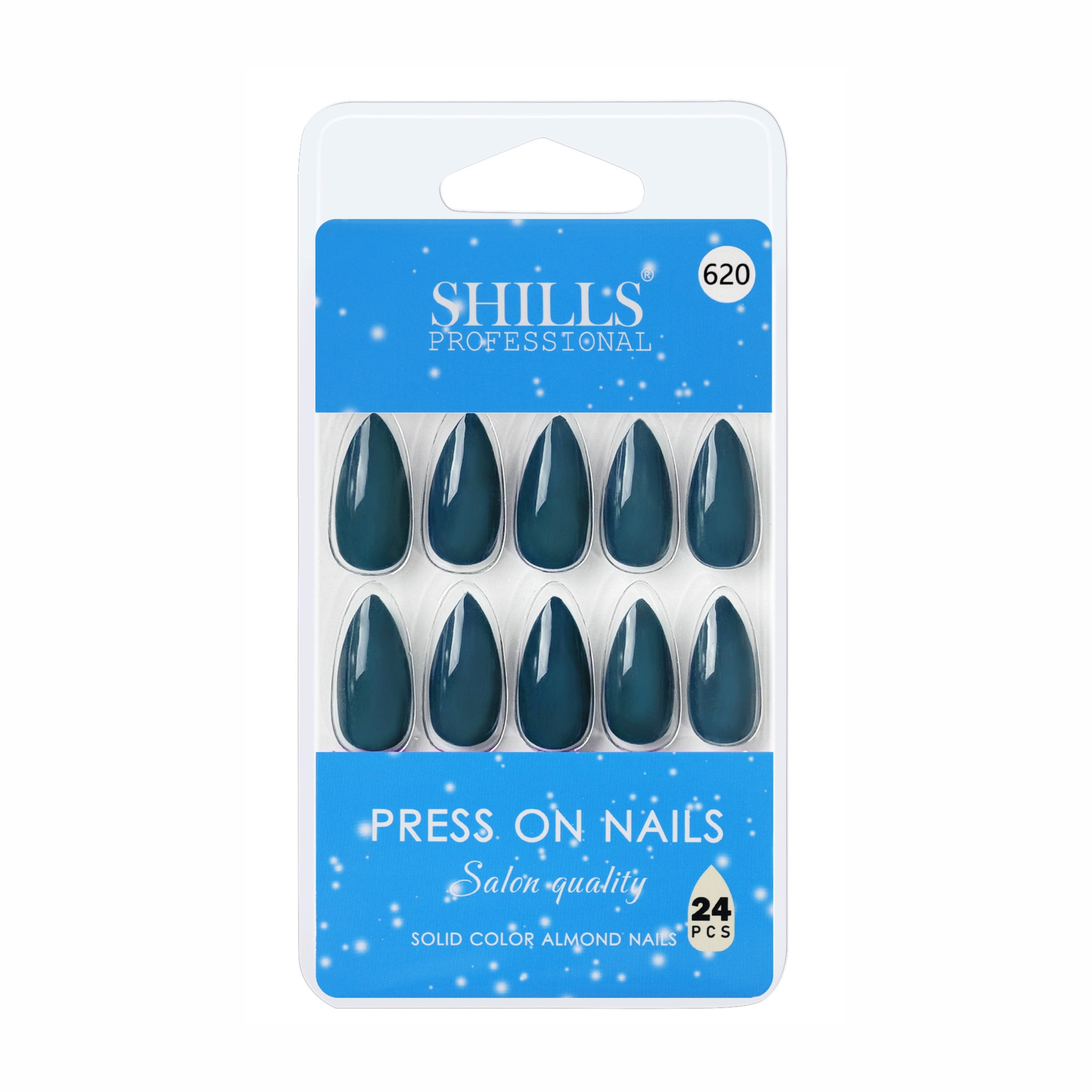 Glossy Solid Color Nails Sharp Almond(SPN605-SPN656)