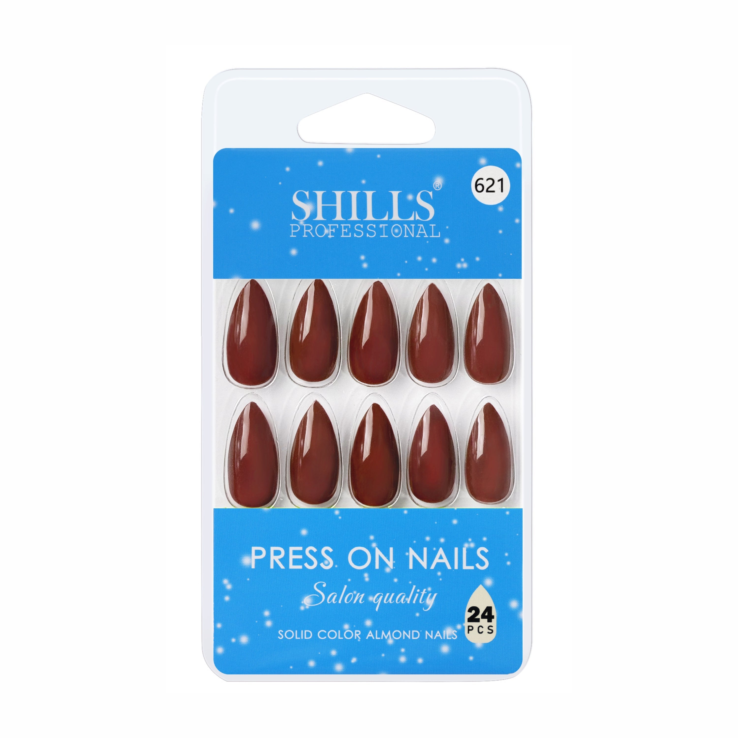Glossy Solid Color Nails Sharp Almond(SPN605-SPN656)