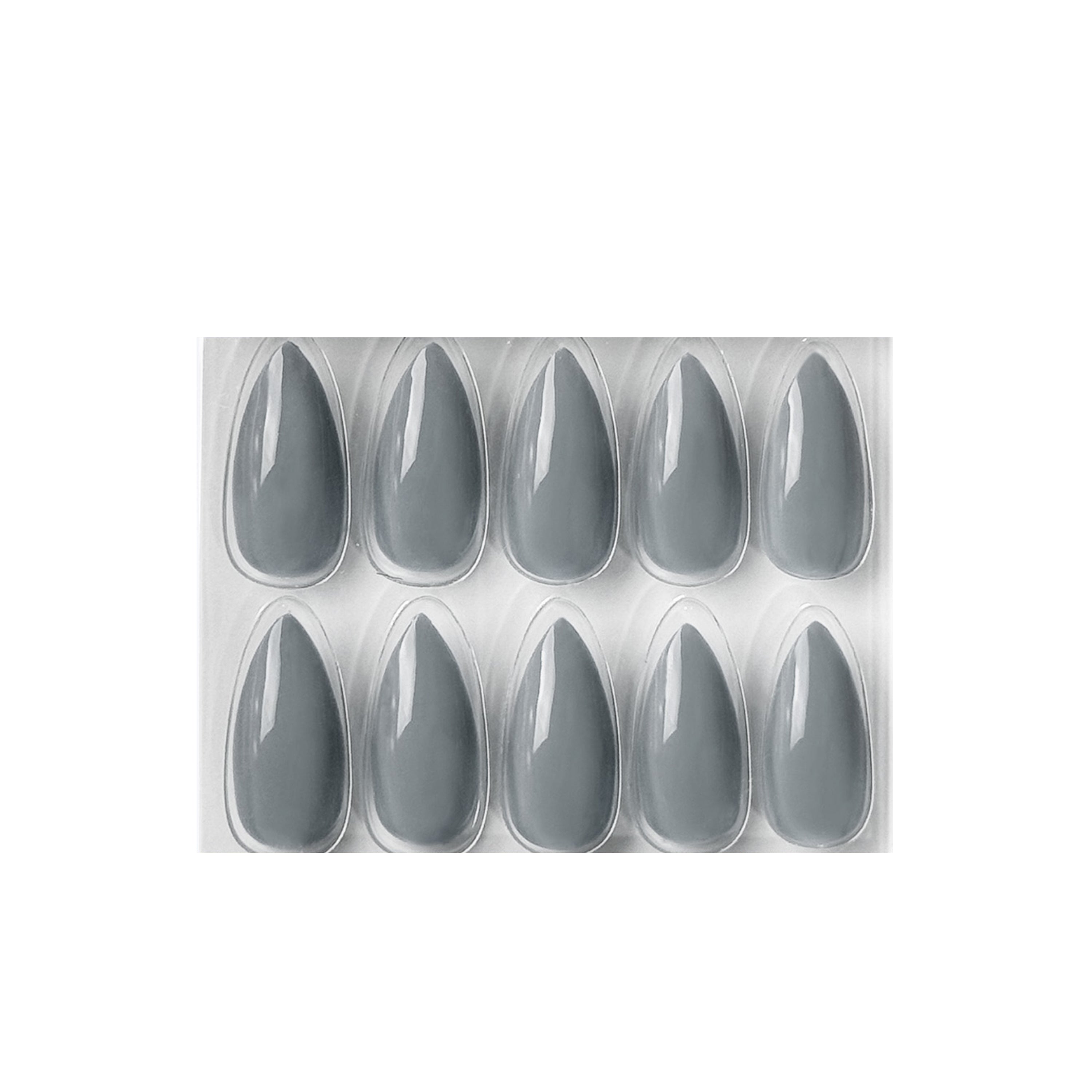 Glossy Solid Color Nails Sharp Almond(SPN605-SPN656)
