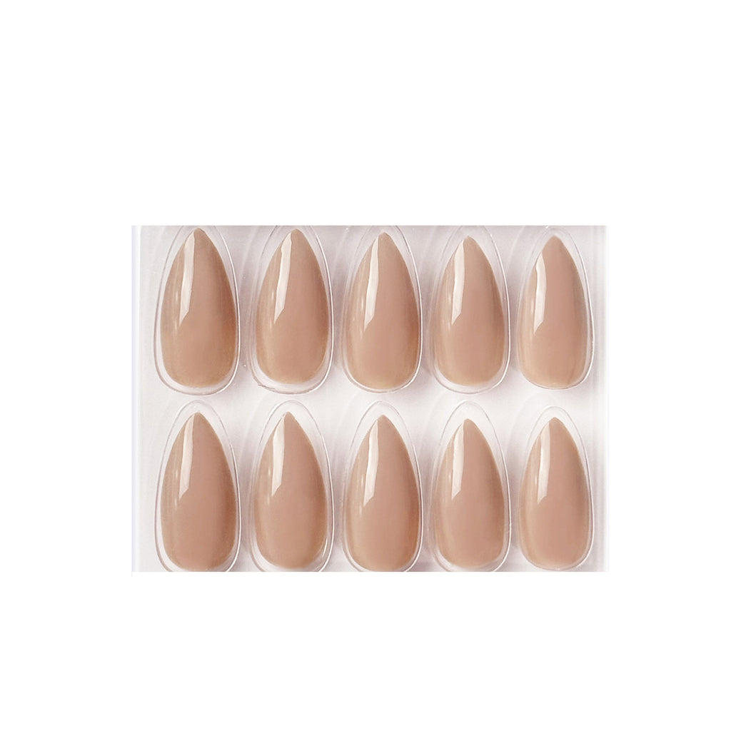 Glossy Solid Color Nails Sharp Almond(SPN605-SPN656)