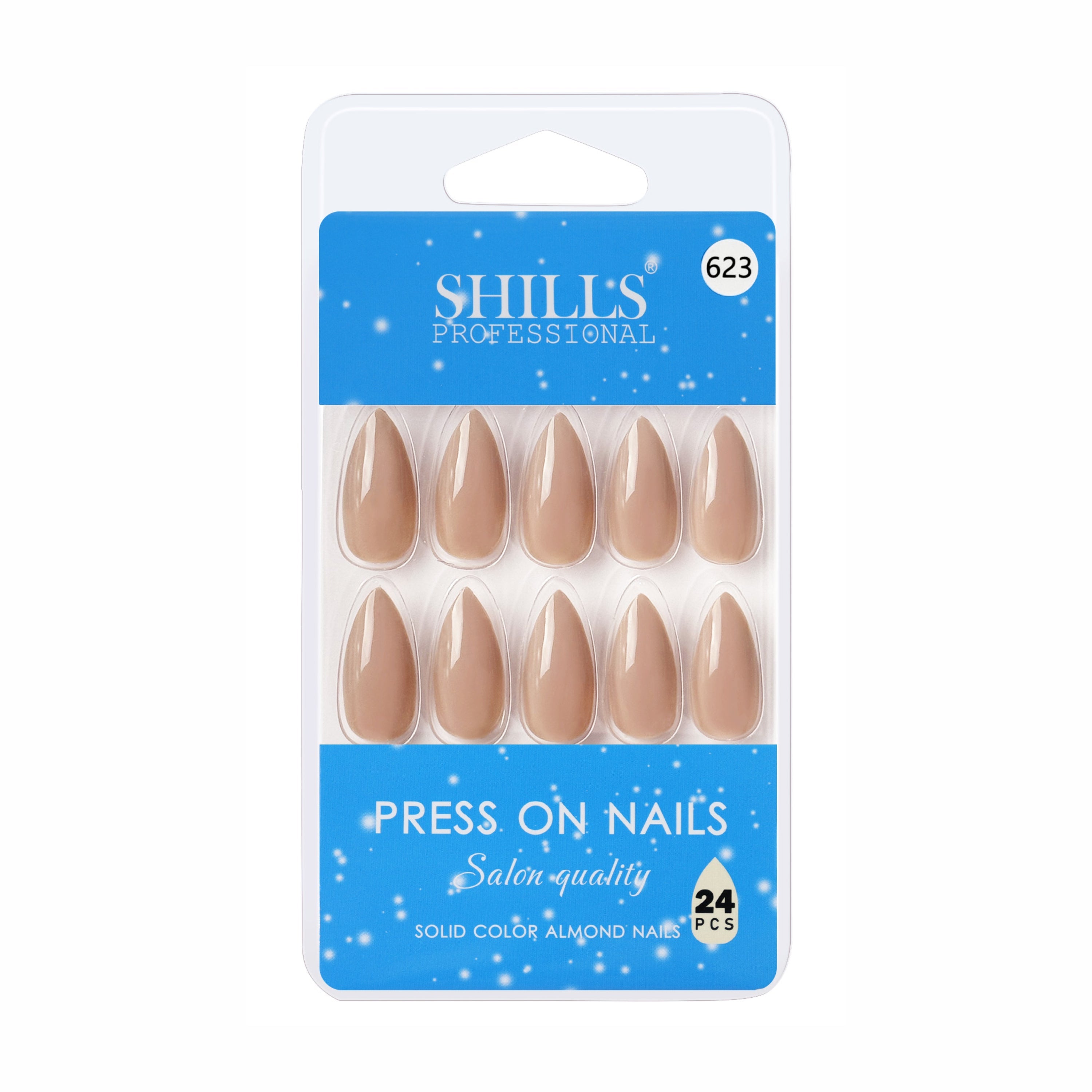 Glossy Solid Color Nails Sharp Almond(SPN605-SPN656)