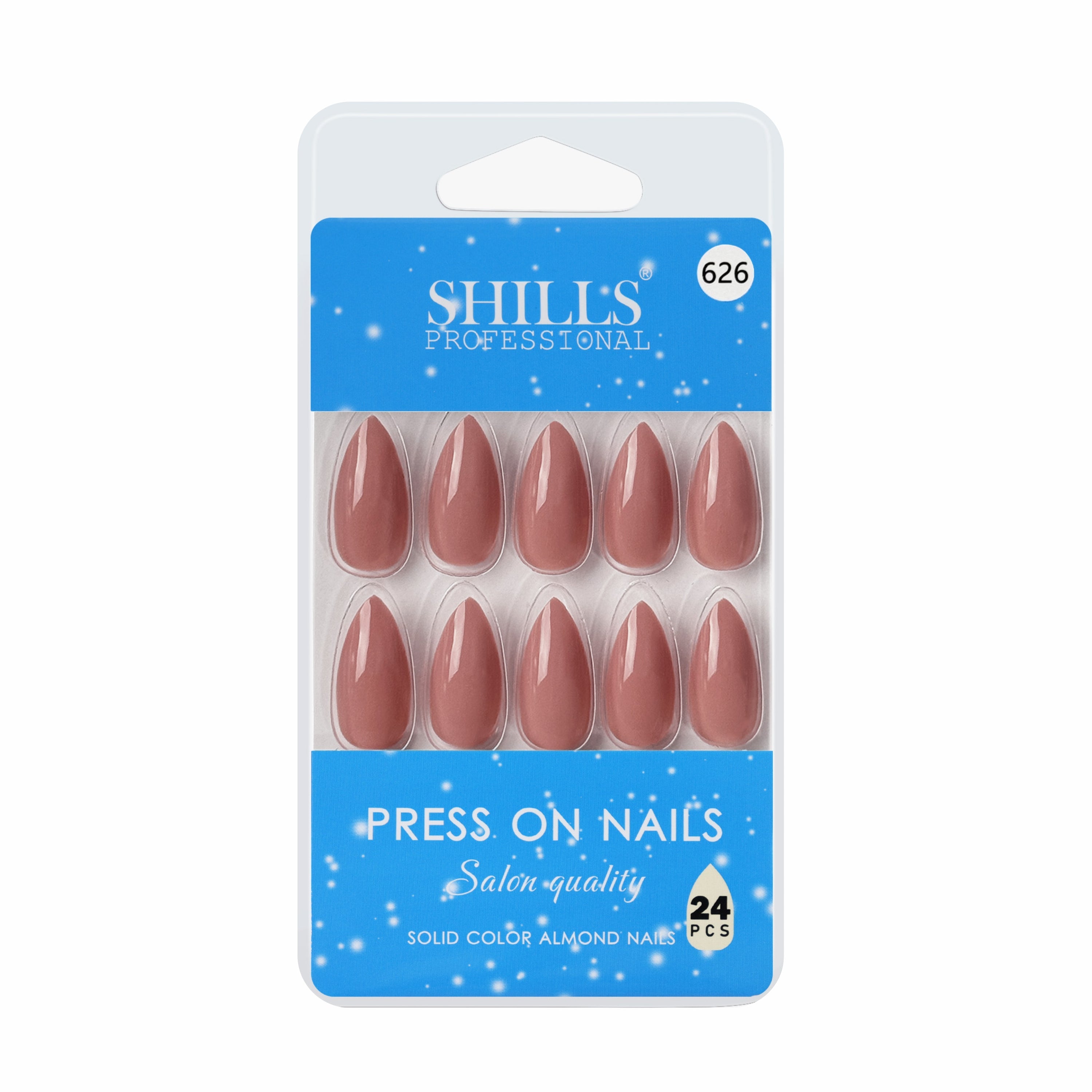 Glossy Solid Color Nails Sharp Almond(SPN605-SPN656)