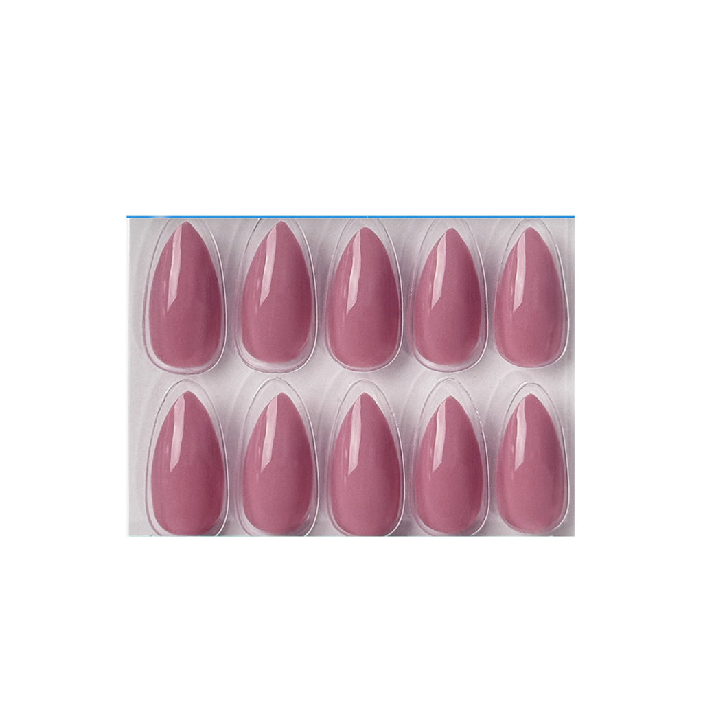 Glossy Solid Color Nails Sharp Almond(SPN605-SPN656)