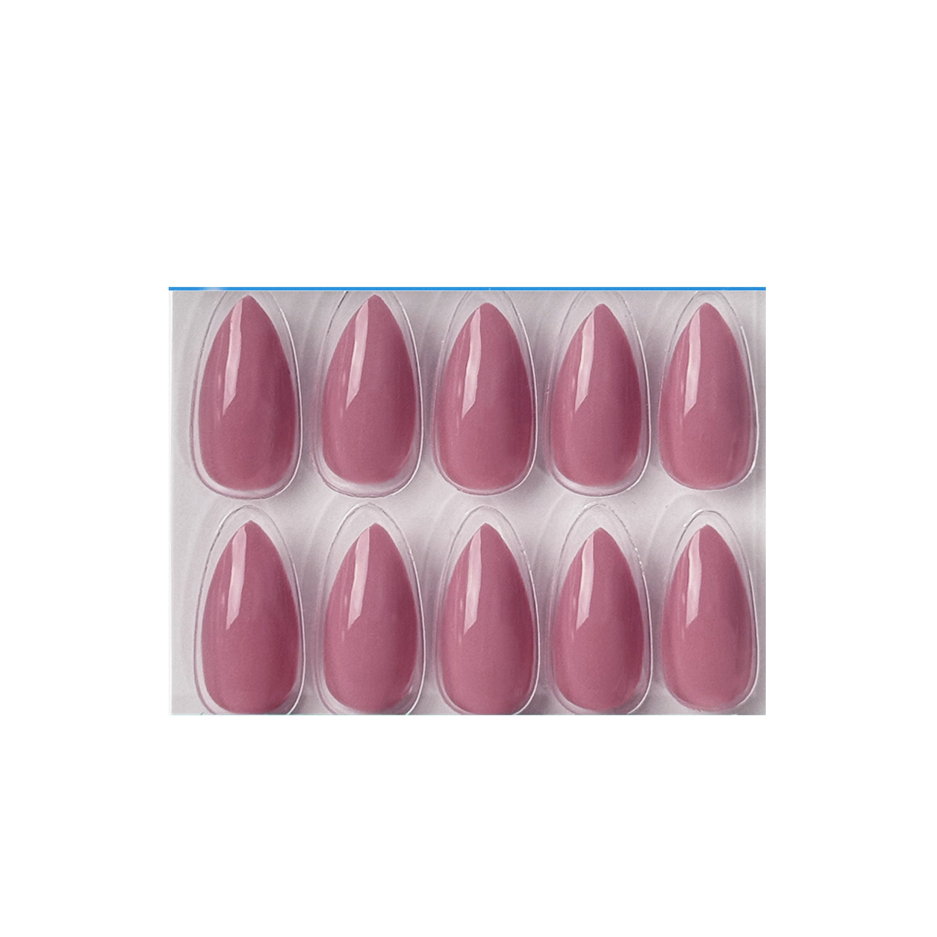 Glossy Solid Color Nails Sharp Almond(SPN605-SPN656)