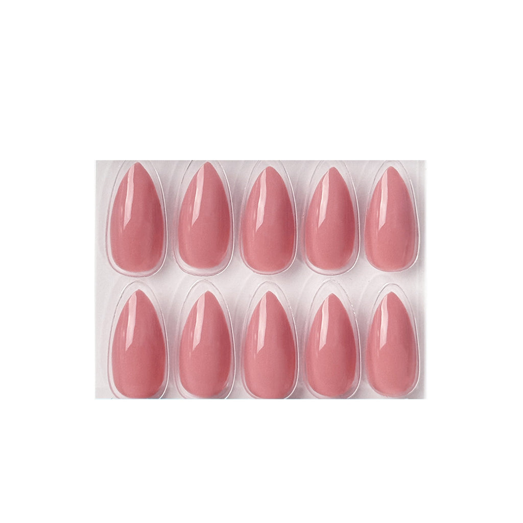 Glossy Solid Color Nails Sharp Almond(SPN605-SPN656)