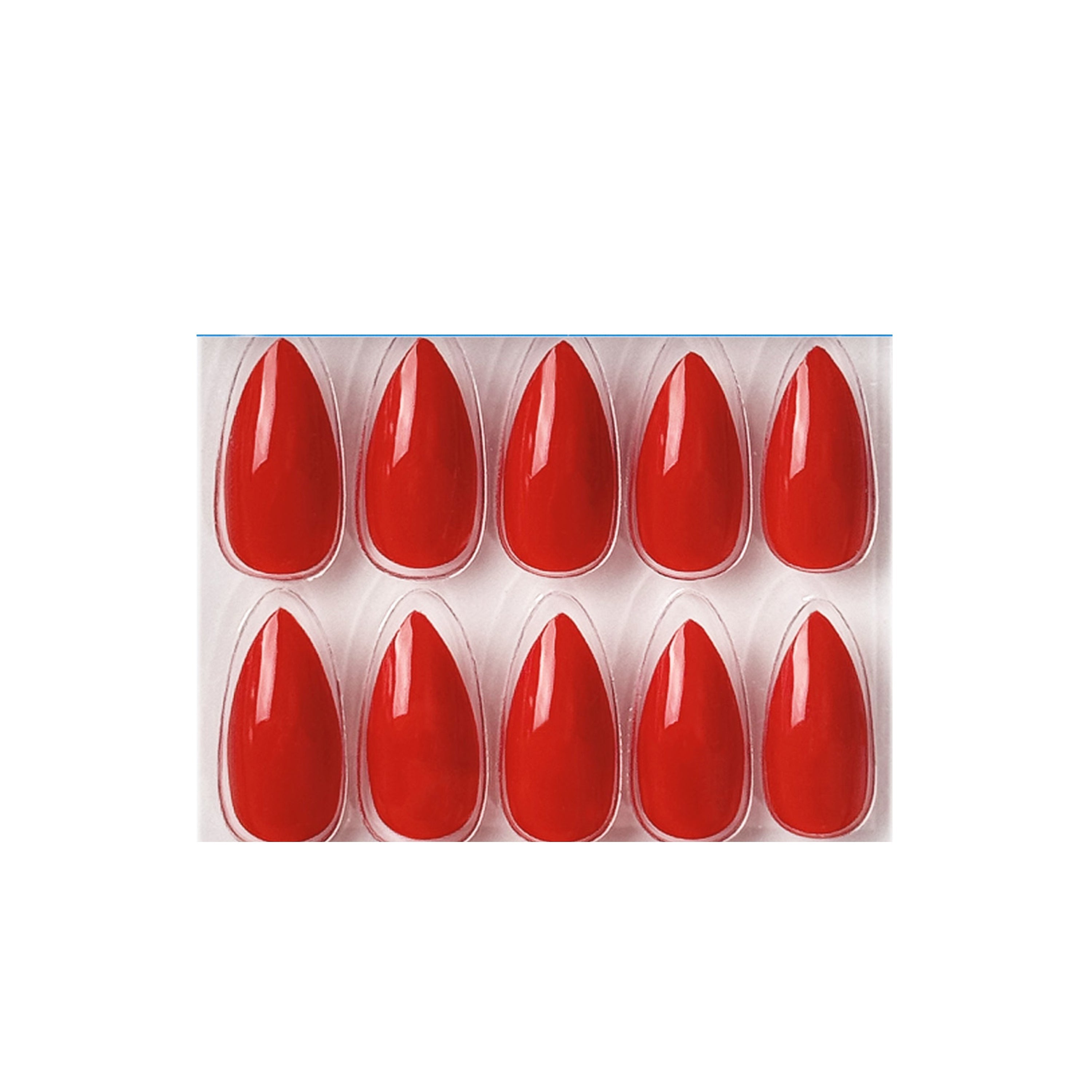Glossy Solid Color Nails Sharp Almond(SPN605-SPN656)