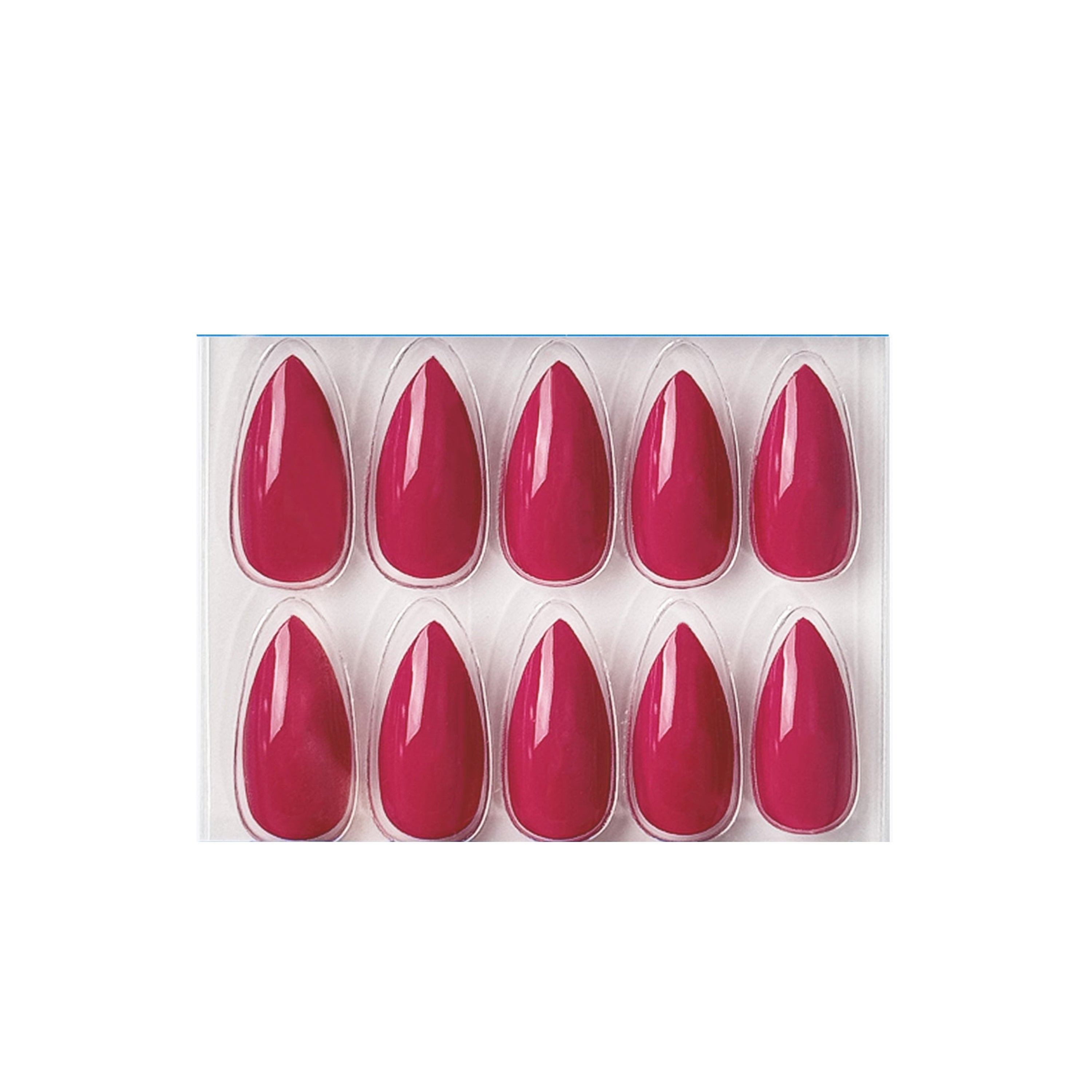 Glossy Solid Color Nails Sharp Almond(SPN605-SPN656)