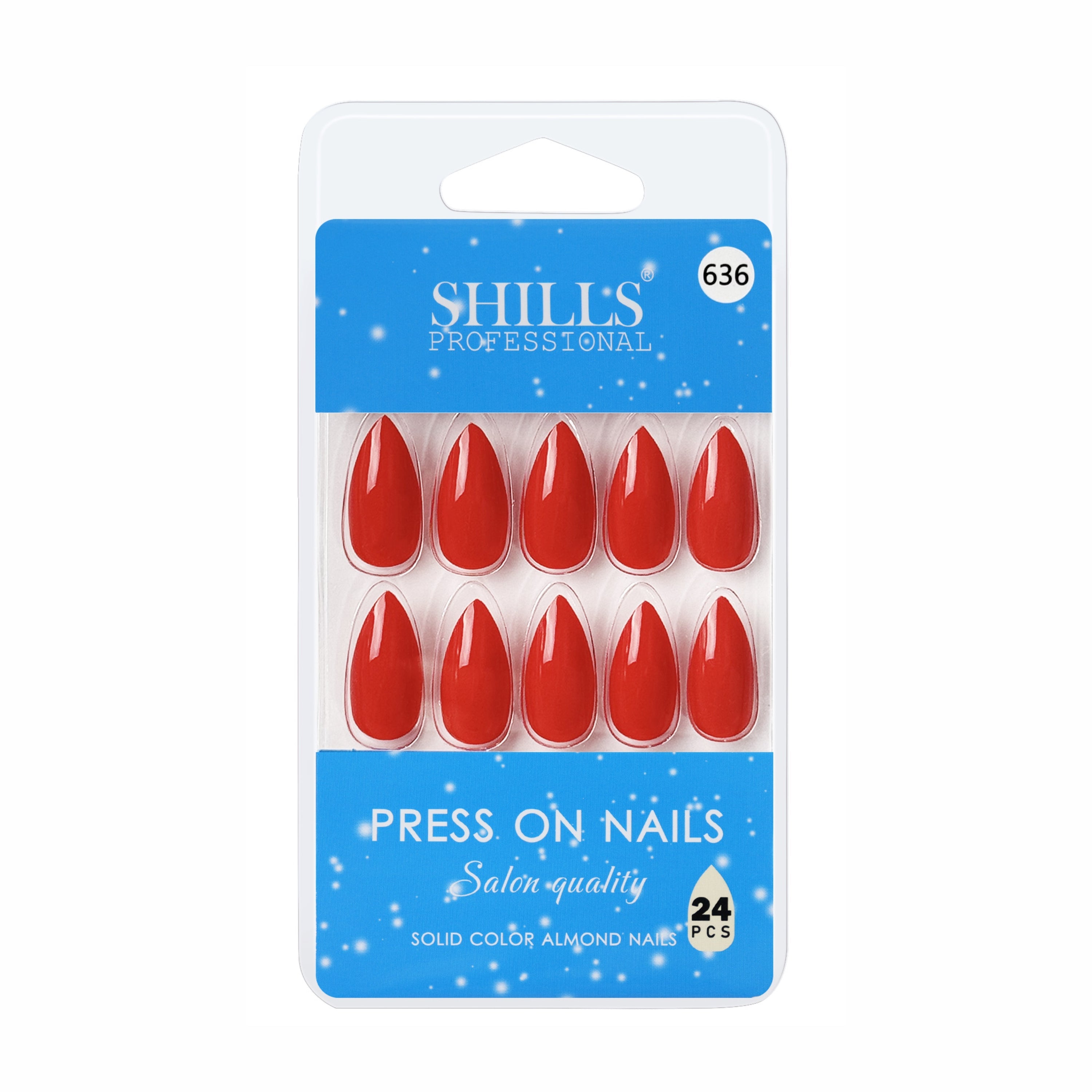 Glossy Solid Color Nails Sharp Almond(SPN605-SPN656)