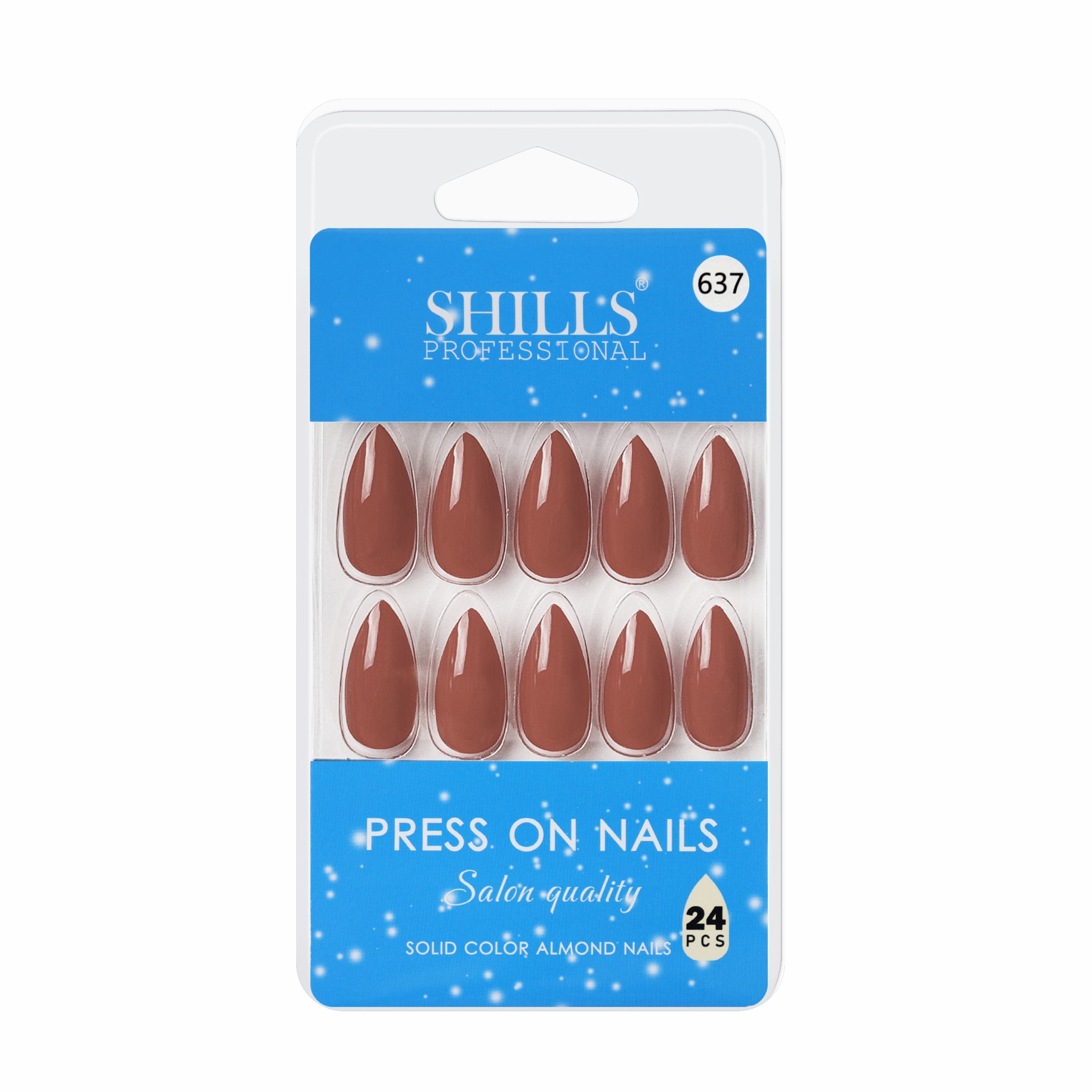Glossy Solid Color Nails Sharp Almond(SPN605-SPN656)
