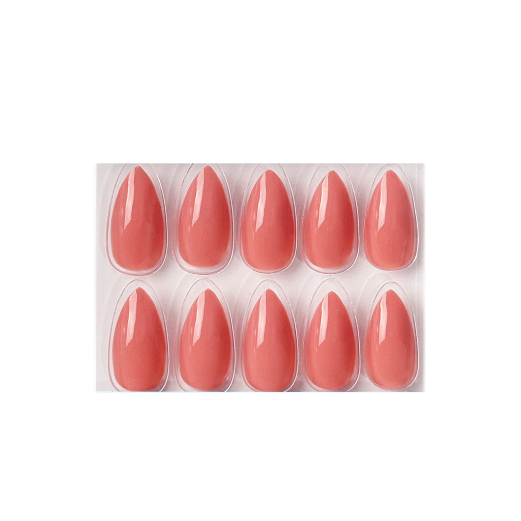 Glossy Solid Color Nails Sharp Almond(SPN605-SPN656)