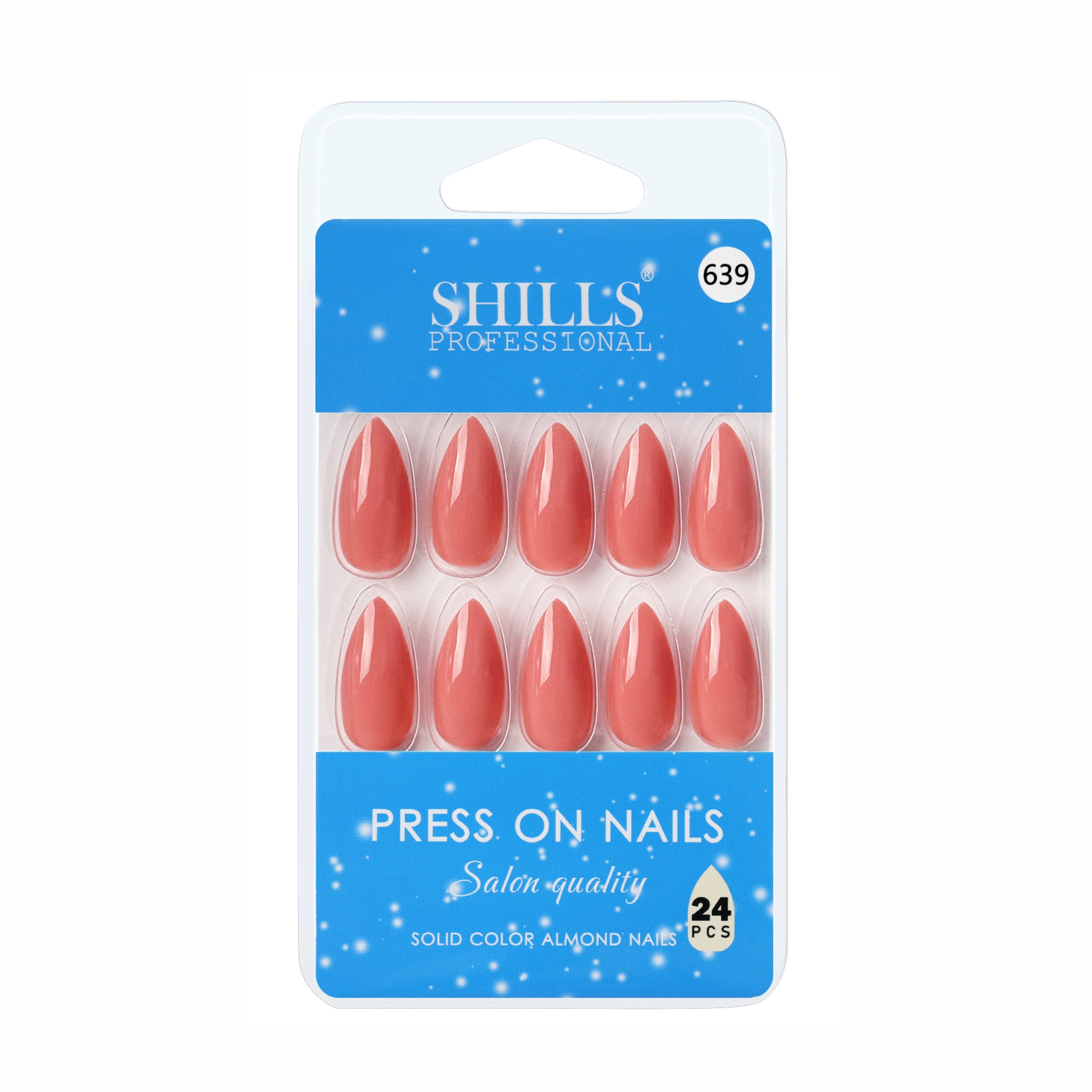 Glossy Solid Color Nails Sharp Almond(SPN605-SPN656)