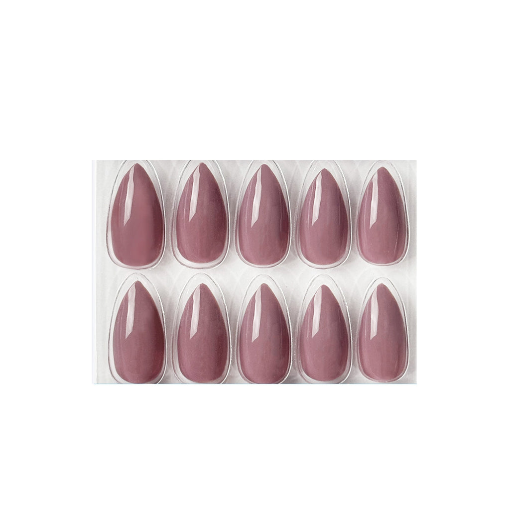 Glossy Solid Color Nails Sharp Almond(SPN605-SPN656)