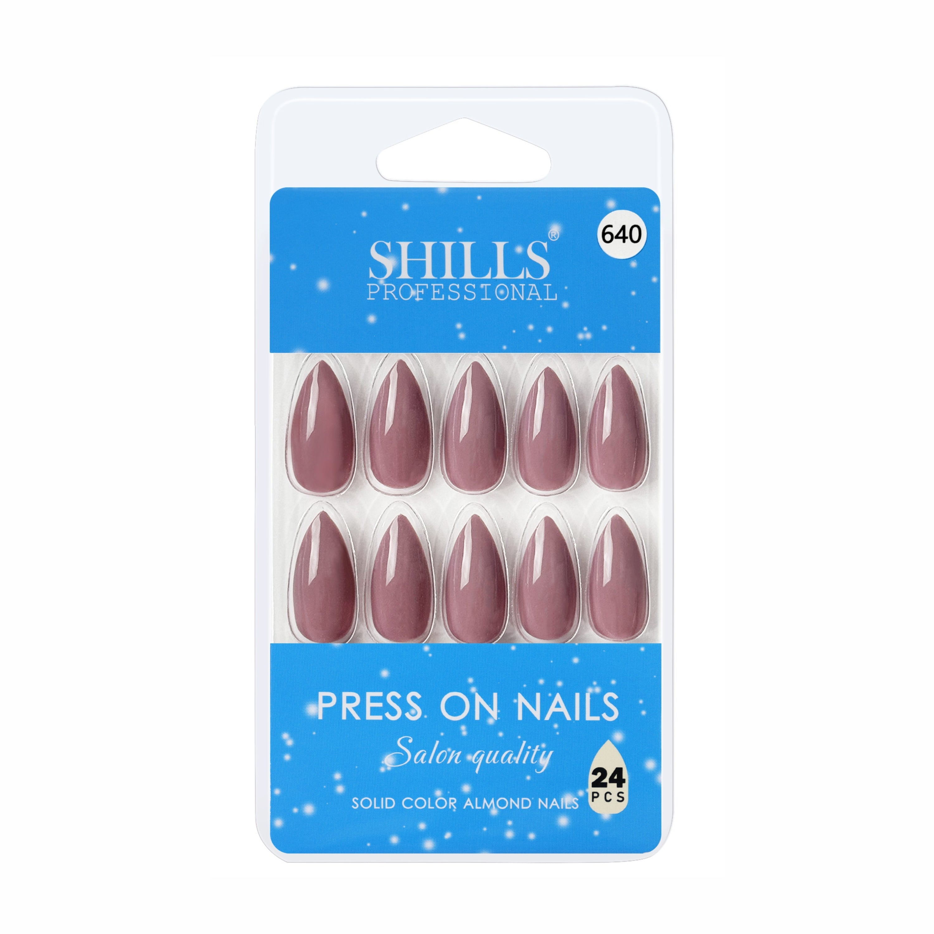 Glossy Solid Color Nails Sharp Almond(SPN605-SPN656)