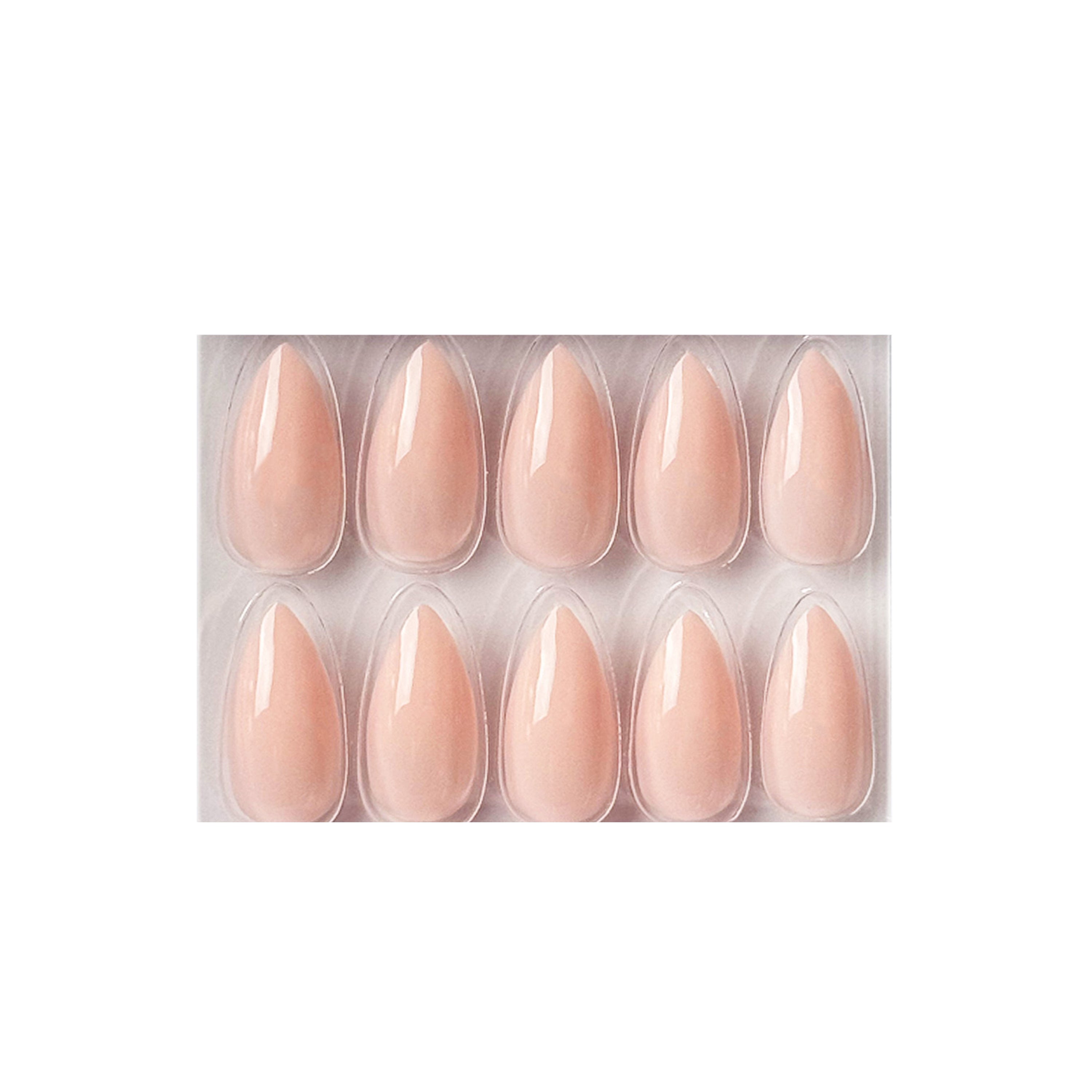 Glossy Solid Color Nails Sharp Almond(SPN605-SPN656)